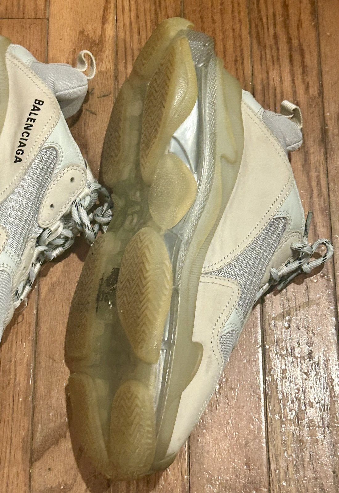 Balenciaga Triple S Clear Sole LAST DROP MF STEAL Size US 10 / EU 43 - 10 Thumbnail