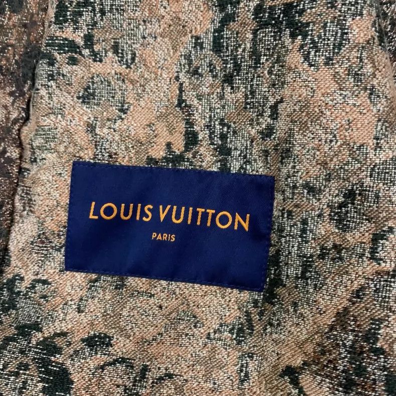 Louis Vuitton Louis Vuitton Camo Patchwork Tapestry Denim Jacket Size US L / EU 52-54 / 3 - 6 Thumbnail