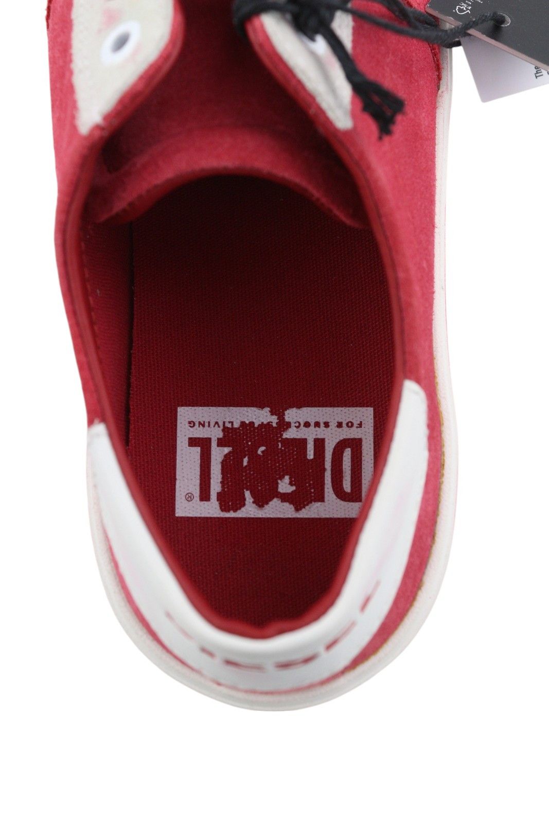 Diesel S-MYDORI LC EU41 Red Suede Leather 41523 Size US 8 / EU 41 - 8 Thumbnail