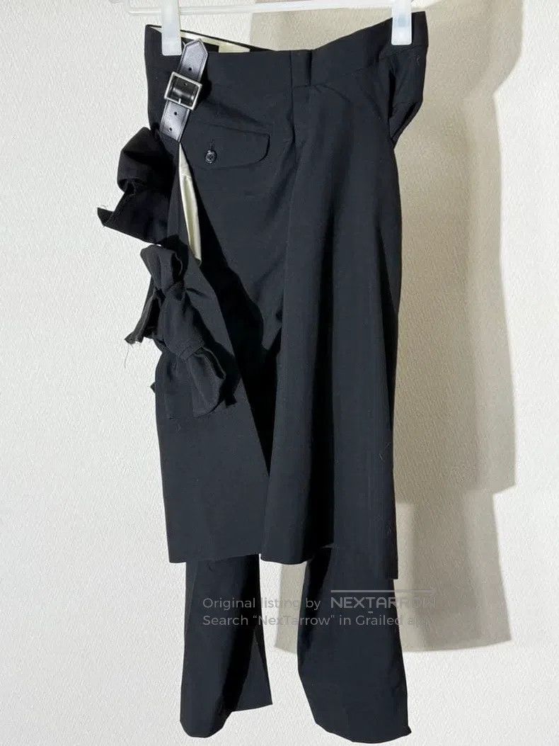 Comme des Garcons Comme Des Garcons size XS Black Vintage Bow Tie Pants Size 23" - 4 Thumbnail