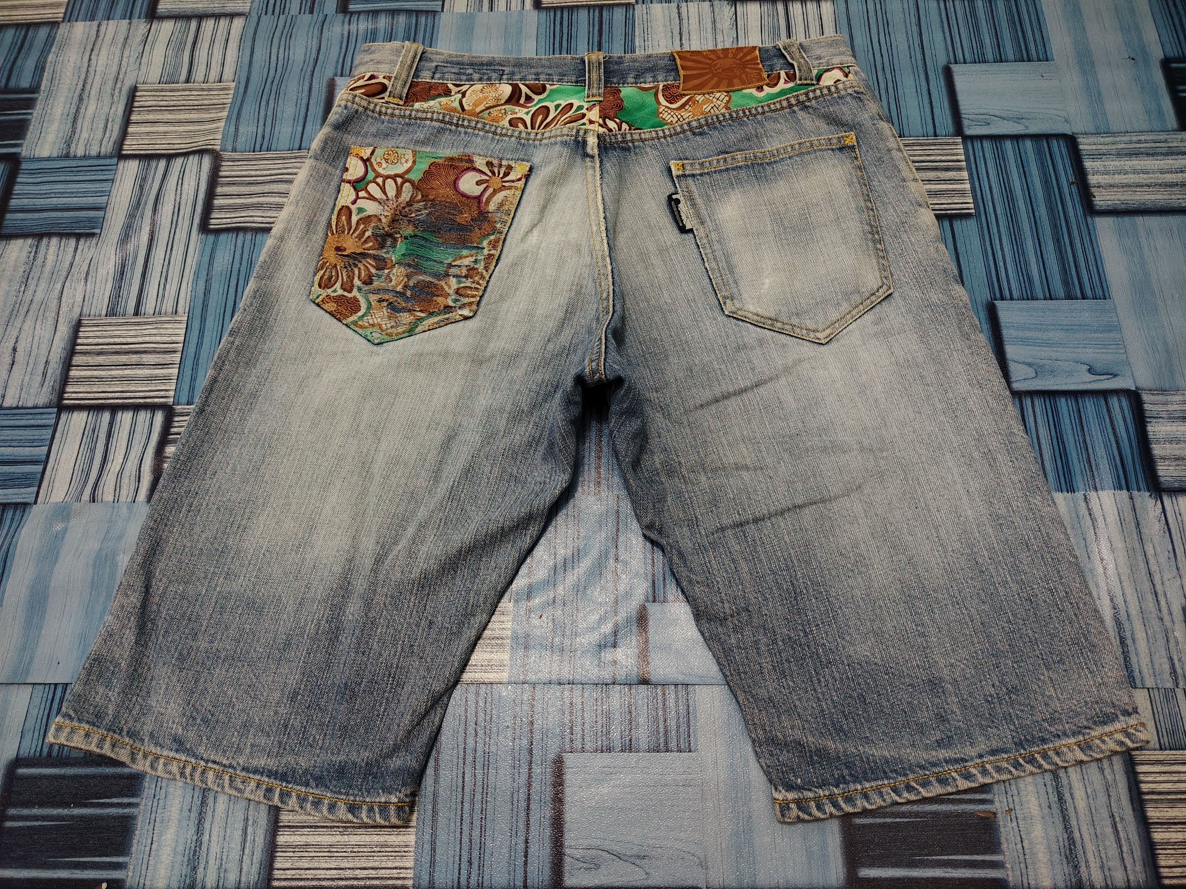 If Six Was Nine 💥Namitatsu Naminoritatsujin Short Jeans rare style pocket Size US 32 / EU 48 - 10 Thumbnail