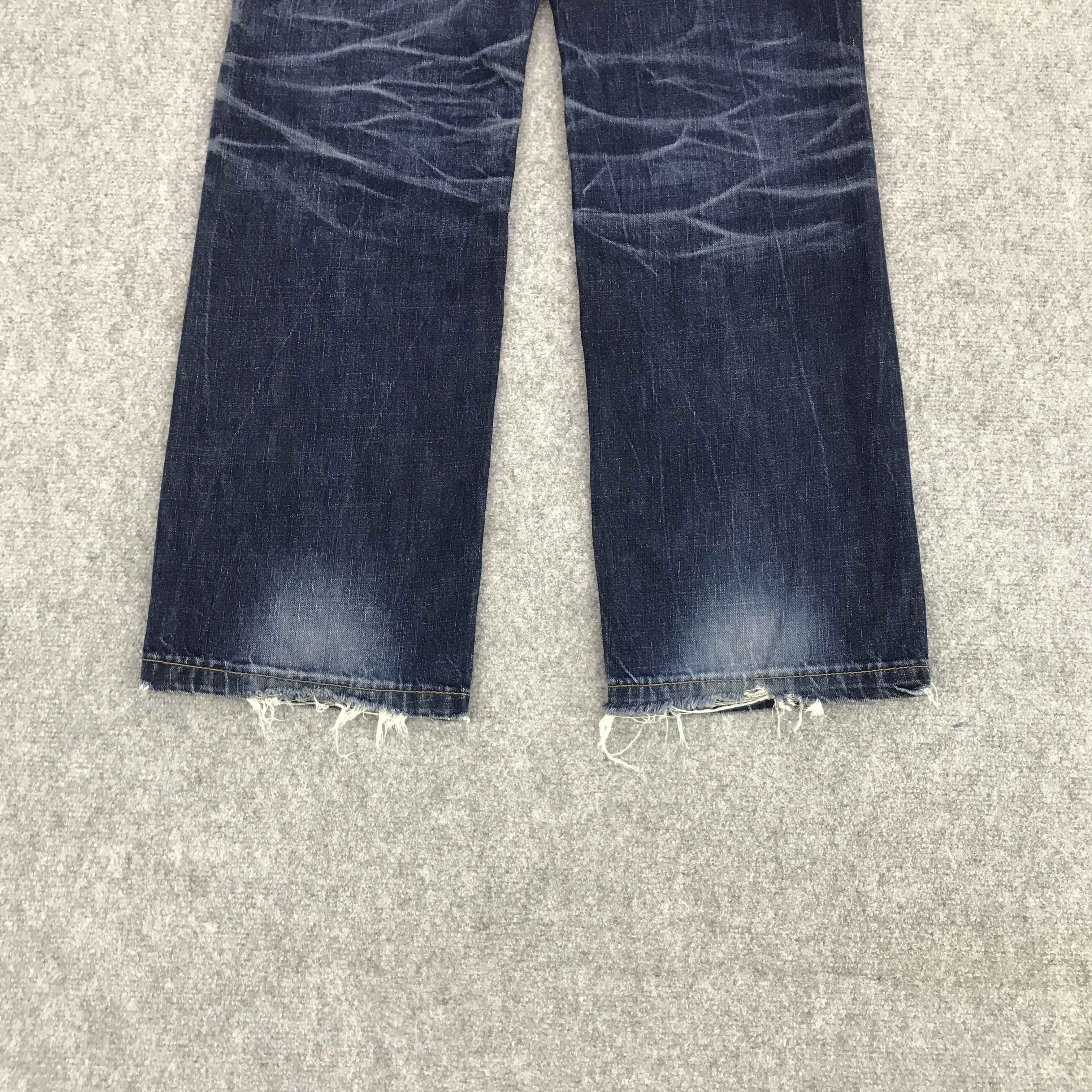 Japanese Brand JAPAN STYLE LOLITA DISTRESSED DENIM JEAN Size US 34 / EU 50 - 6 Thumbnail