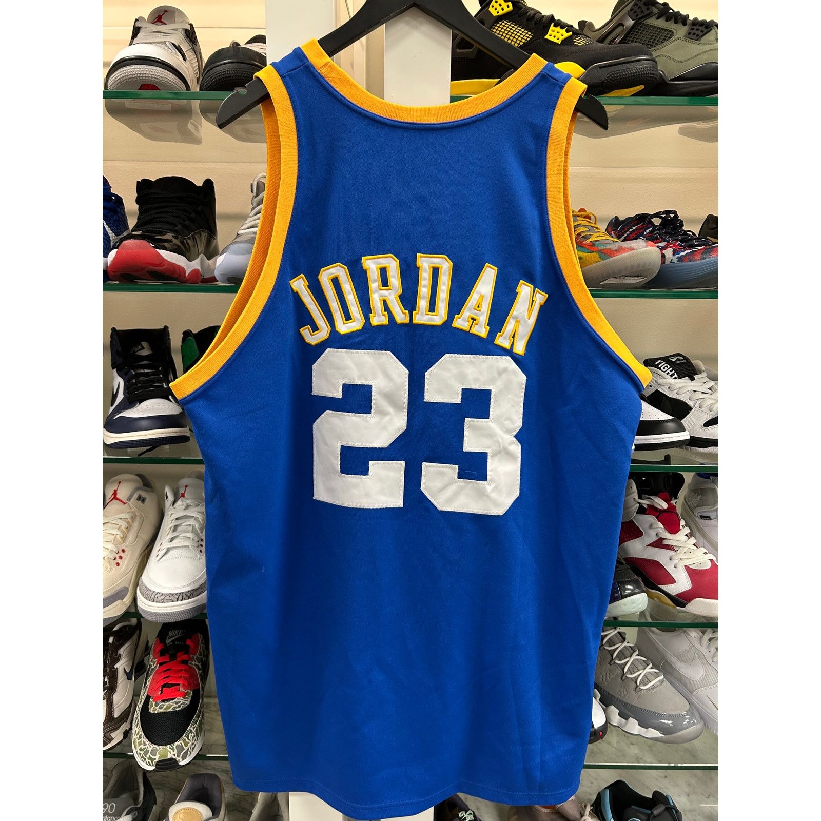 NBA Michael Jordan Laney High School Football Jersey #23 XL B13 Size US XL / EU 56 / 4 - 6 Thumbnail