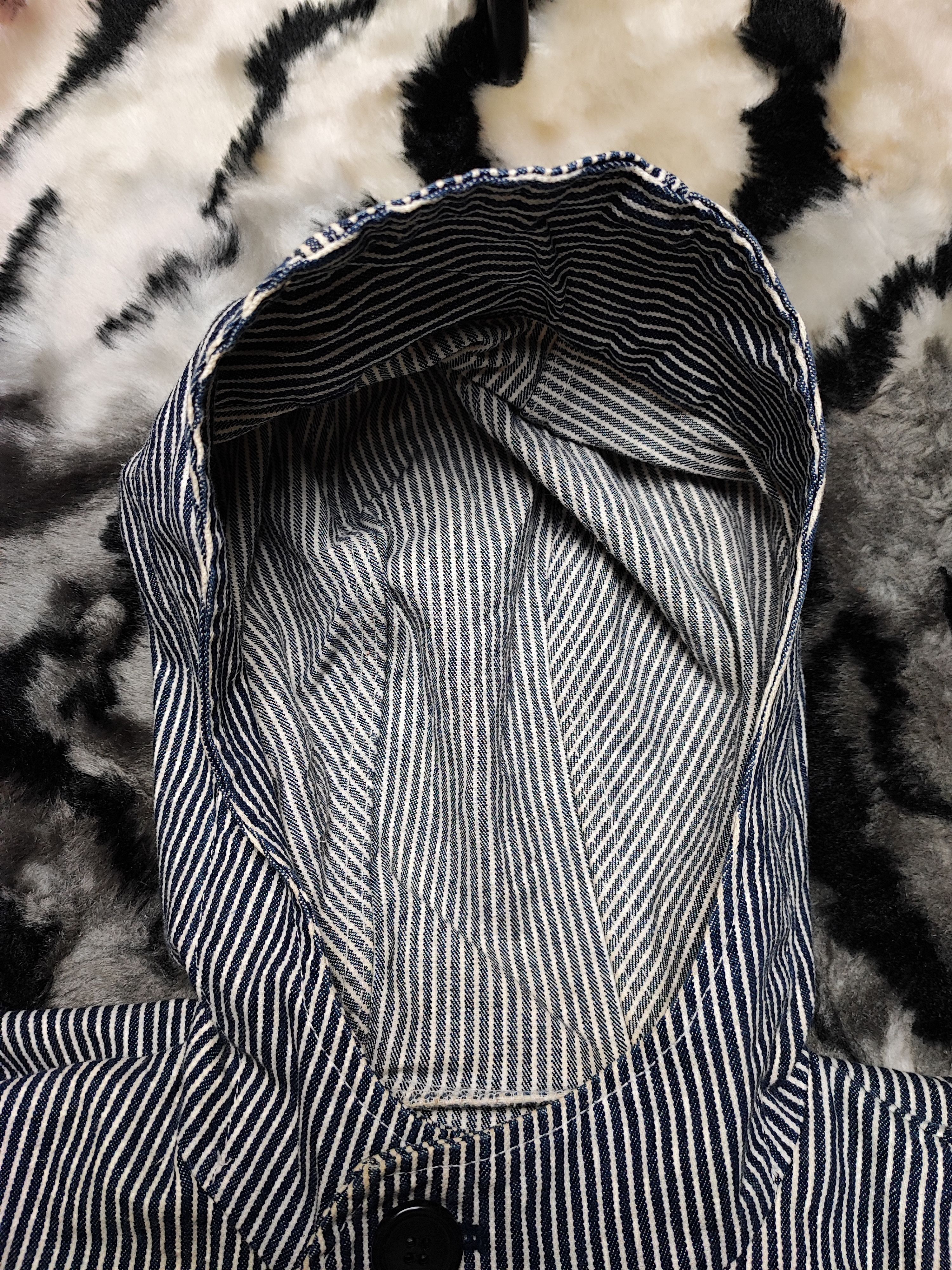 If Six Was Nine Super Hakka Herringbone Denim Stripe Wabash Size US L / EU 52-54 / 3 - 20 Thumbnail