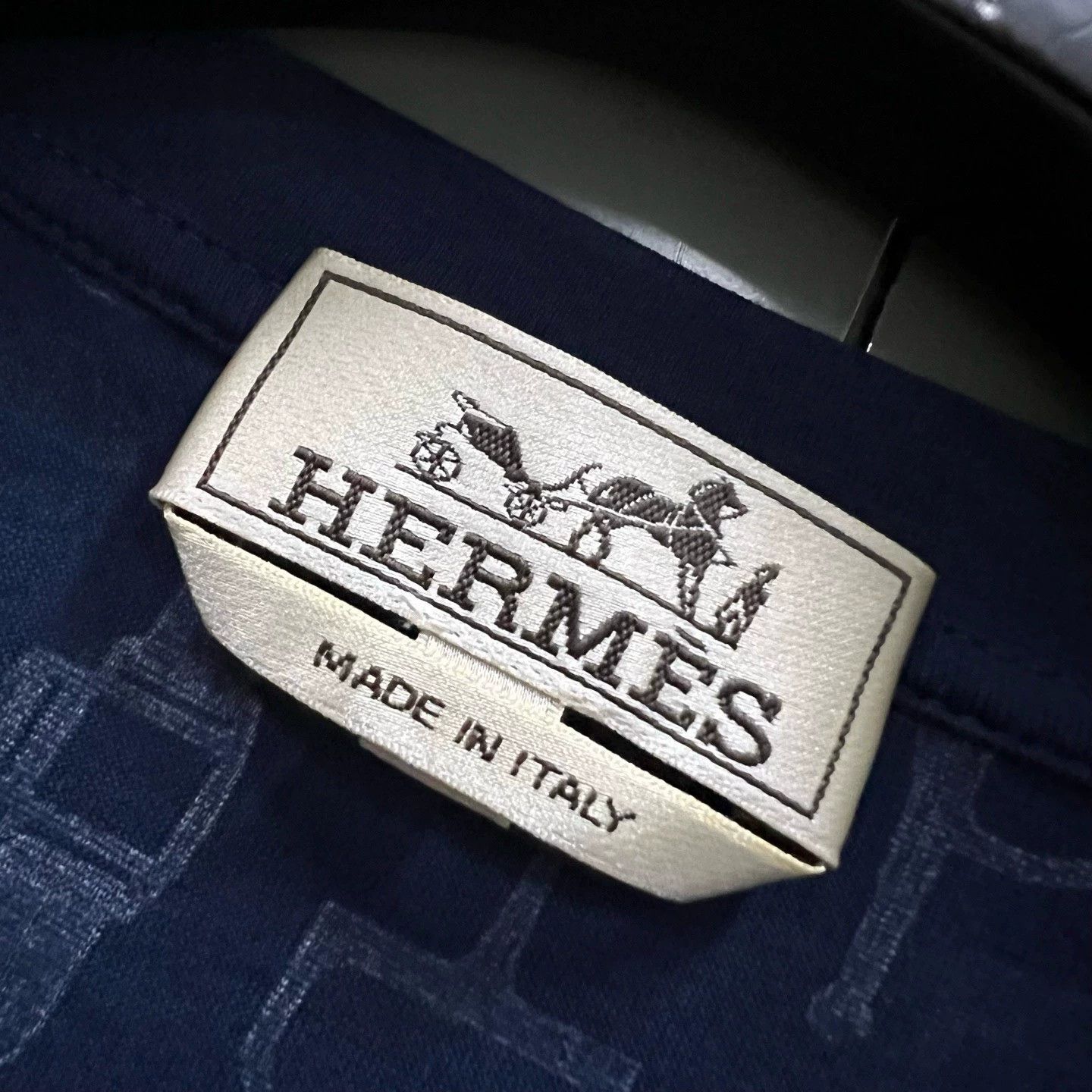 Hermes Hermes tool print all-over short-sleeved shirt Size US L / EU 52-54 / 3 - 3 Thumbnail