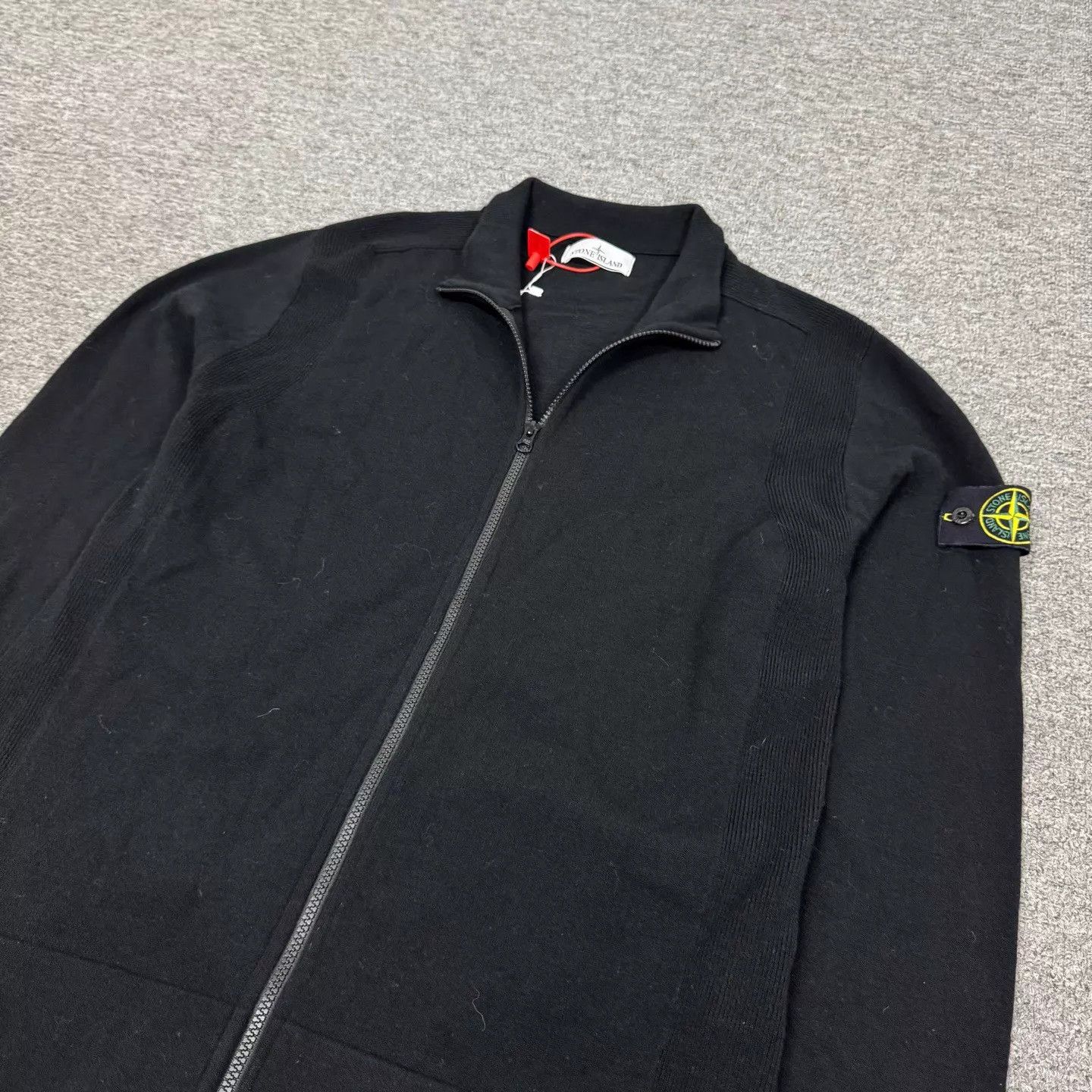 Stone Island Stone Island Patch Logo Wool Zip Jacket Size L Mint Size US L / EU 52-54 / 3 - 3 Thumbnail