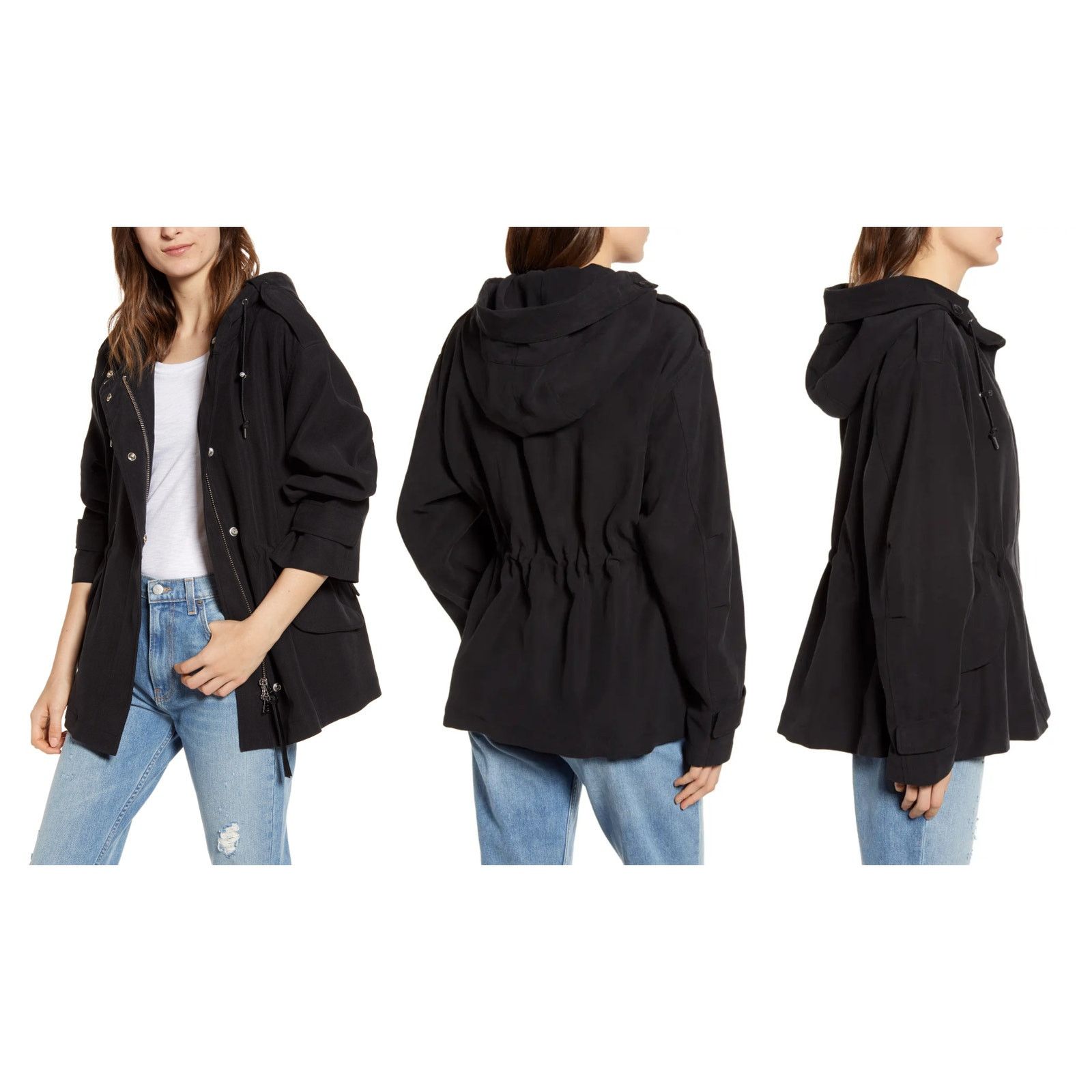 Allsaints ALLSAINTS Kelsie Nilba Hooded Jacket Size Small Grailed