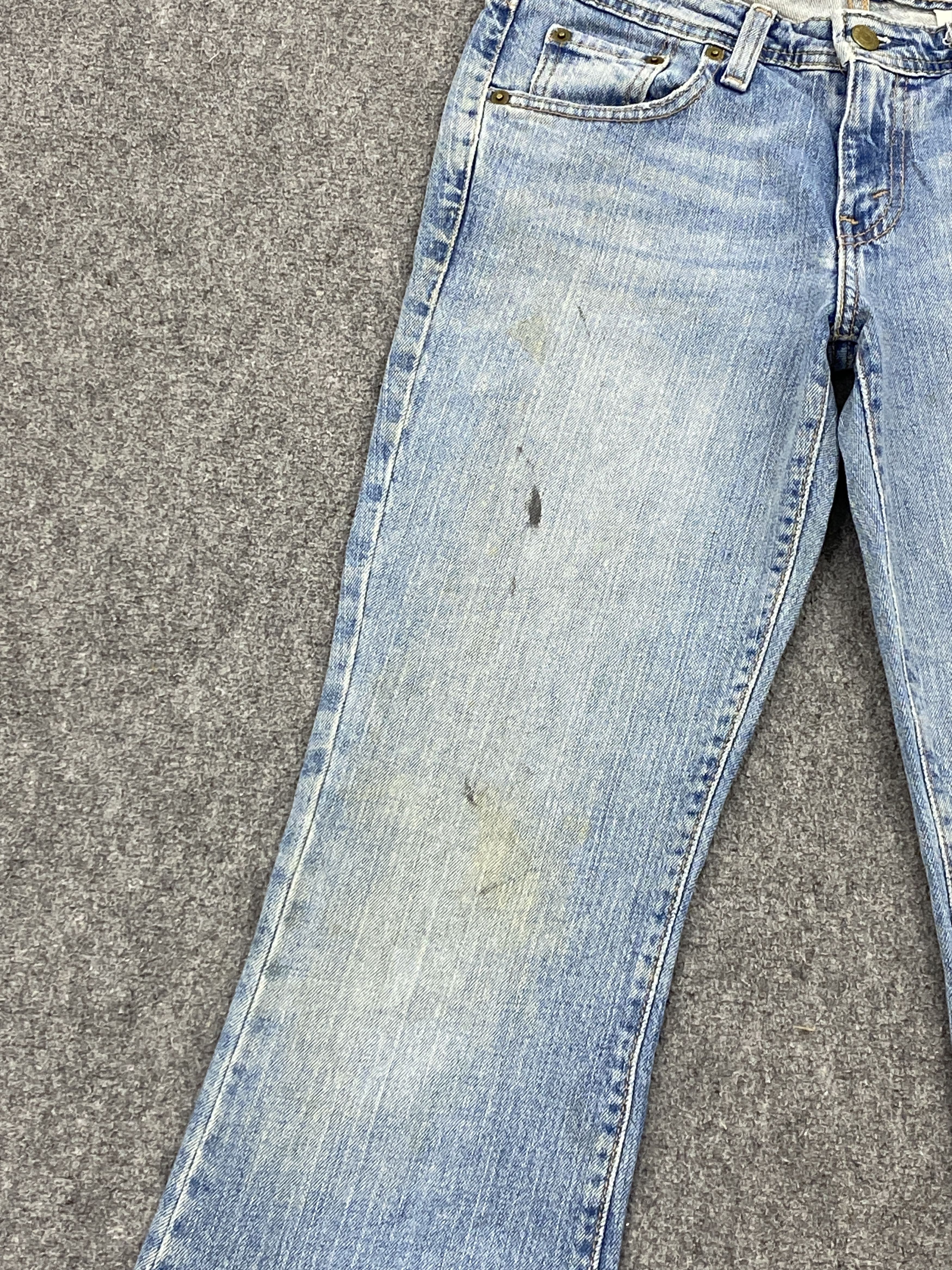 Levi's Vintage levis 518 Flare Bootcut Blue Denim DP2628 Size US 28 / EU 44 - 10 Thumbnail