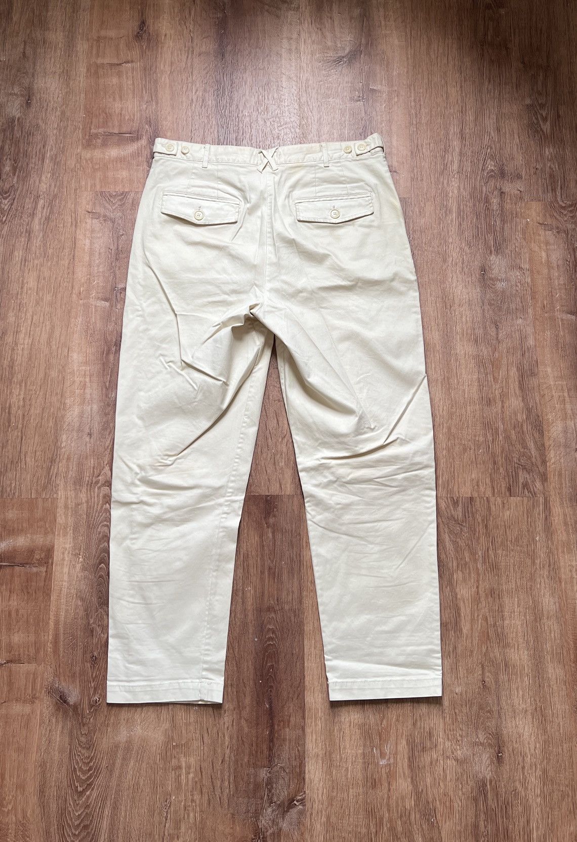 Alex Mill ALEX MILL SIDE TAB COTTON PANTS Size US 34 / EU 50 - 2 Thumbnail