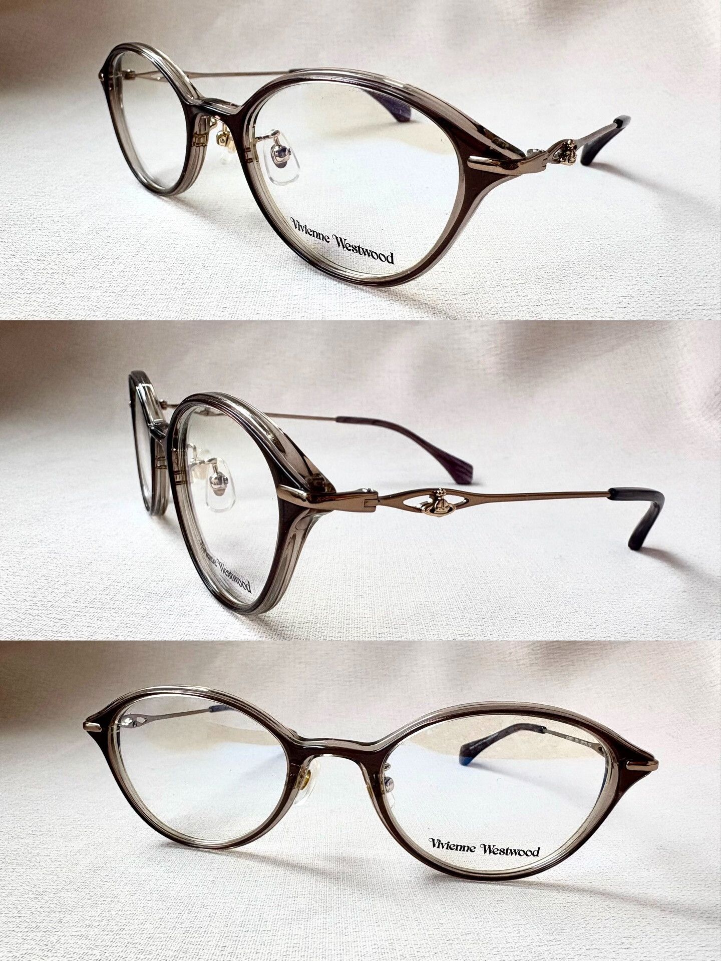 Vivienne Westwood vivienne westwood gray cat-eye glasses frame Size ONE SIZE - 1 Thumbnail