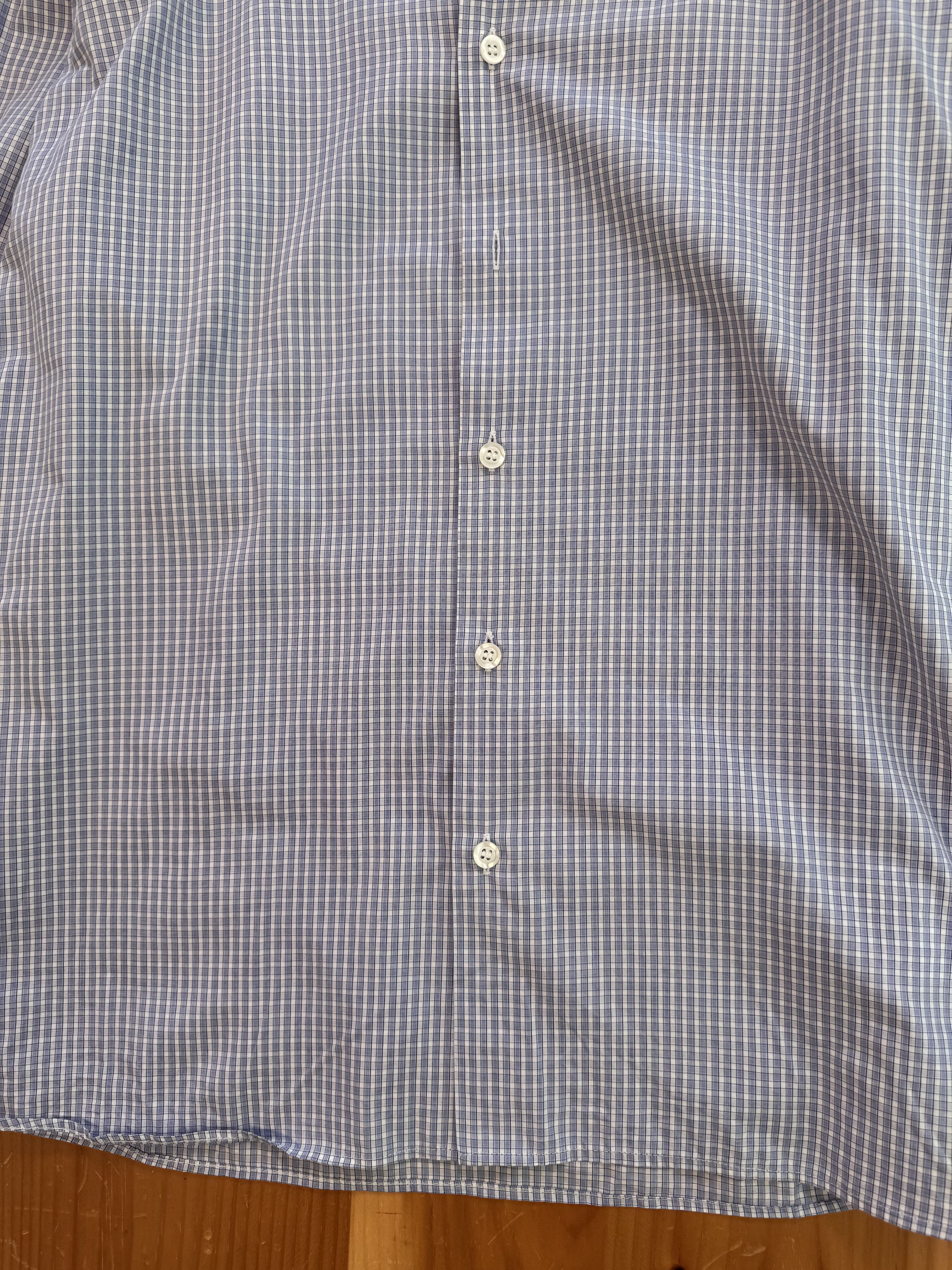 Prada Prada Vintage Dress Shirt Plaid Size US S / EU 44-46 / 1 - 3 Thumbnail
