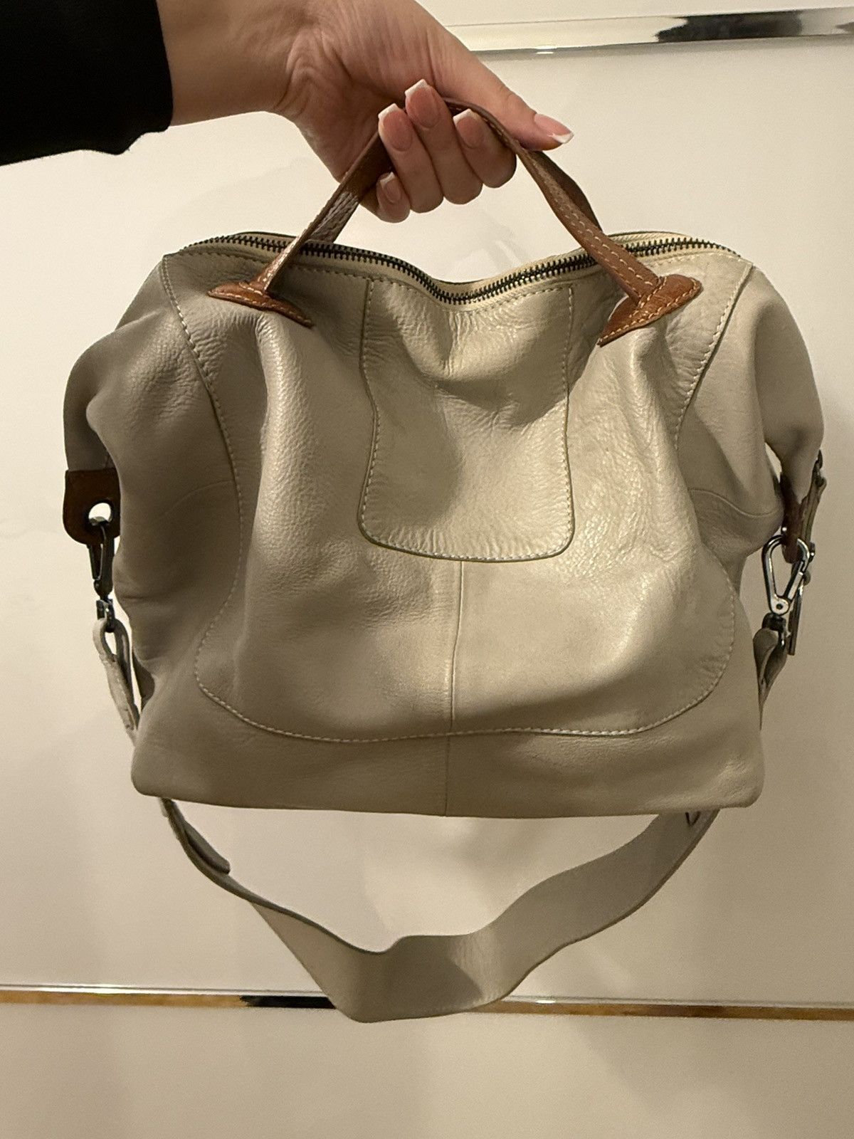 La Martina La Martina Vintage leather handbag Size ONE SIZE - 3 Thumbnail