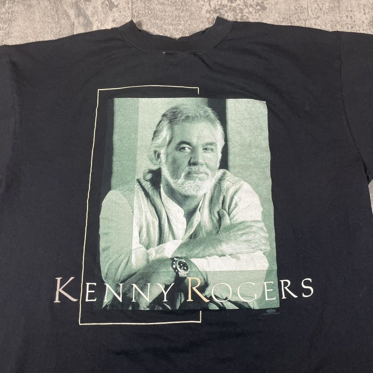 Tultex Kenny Rogers Vintage 1995 Tshirt Size US L / EU 52-54 / 3 - 2 Thumbnail