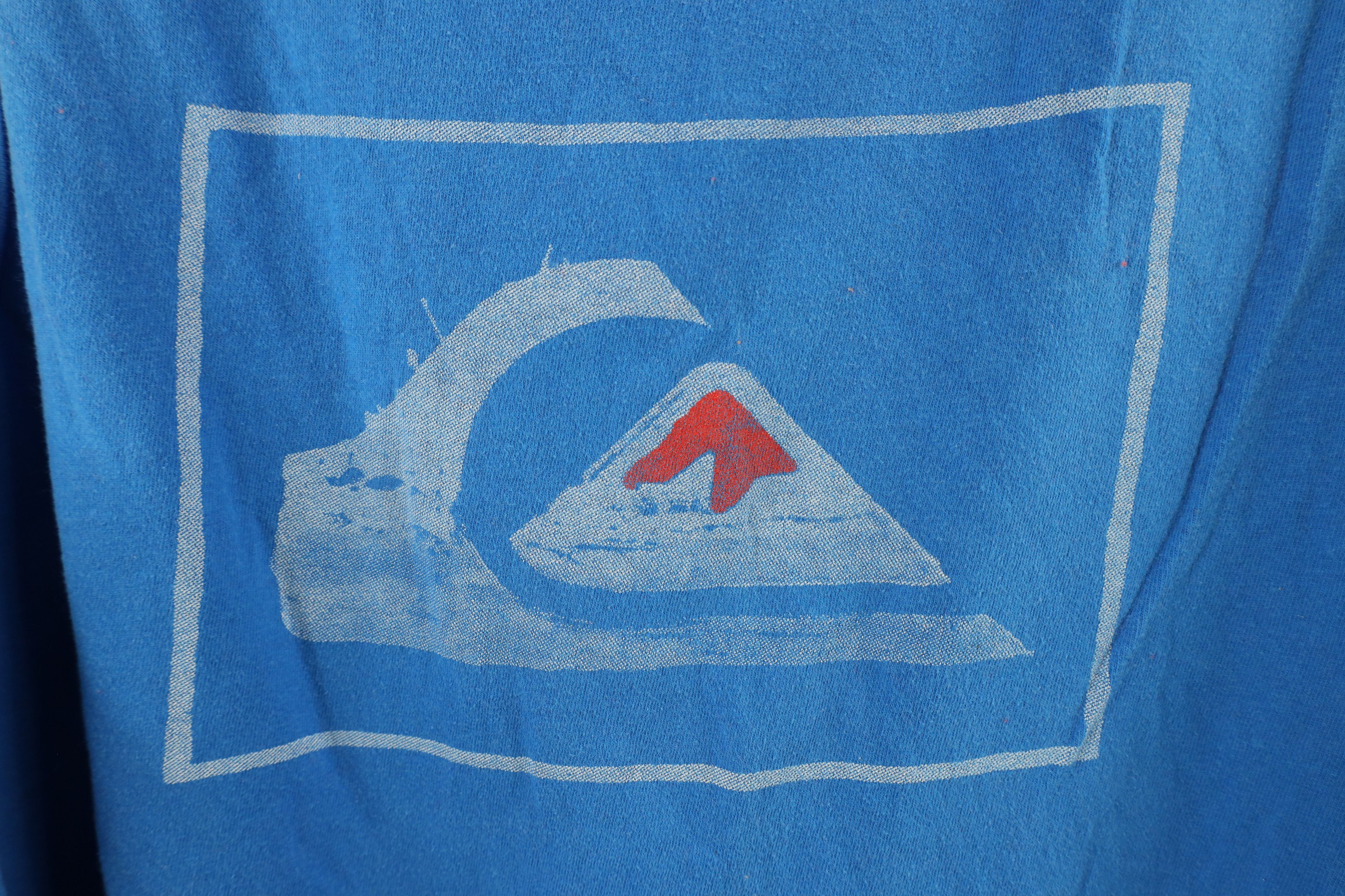 Quiksilver × Vintage Vintage 90s Quiksilver Surfing Logo Tank Top T-Shirt Blue Size US XXL / EU 58 / 5 - 7 Thumbnail