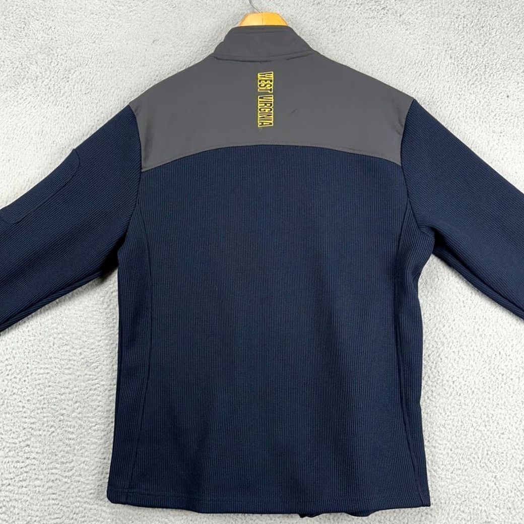 Vintage VINTAGE West Virginia Pullover Jacket Mens Large Blue Gray 1/4 Zip ColosseumJJ Size US L / EU 52-54 / 3 - 4 Thumbnail