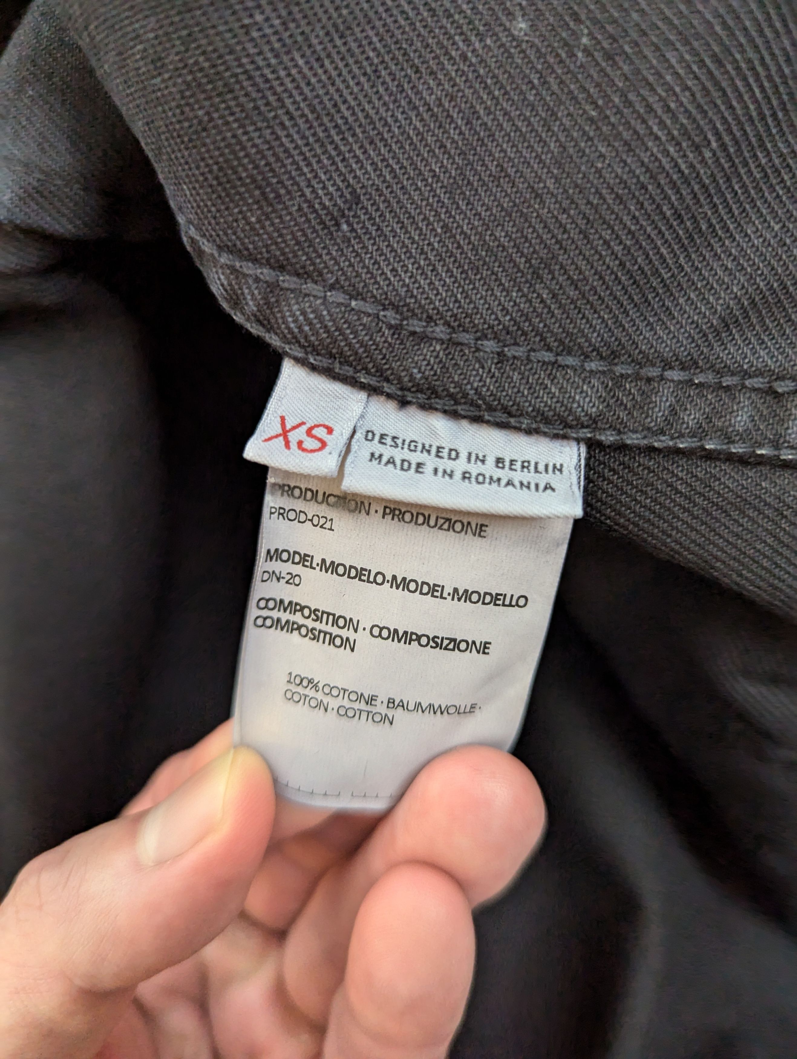 Random Identities Random Identities Black Denim Jacket Size US XS / EU 42 / 0 - 8 Thumbnail