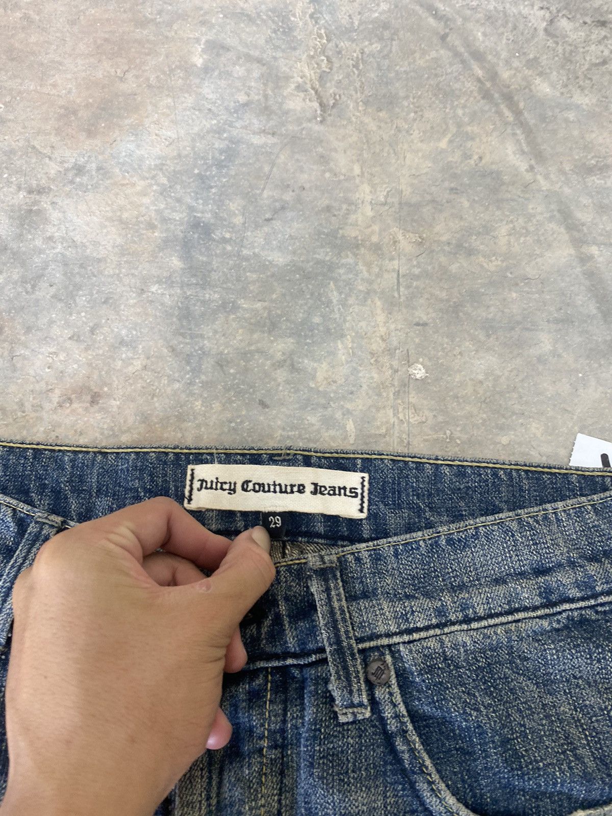 Hysteric Glamour × Japanese Brand × Le Grande Bleu (L.G.B.) Sick☠️ Juicy Couture Flare Jeans Fly Button Punk Grunge Lgb Size US 29 - 7 Thumbnail