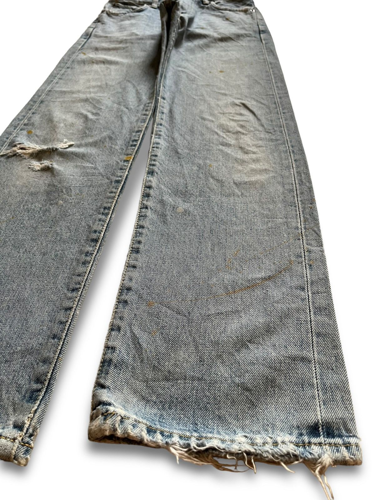 Edwin Vintage Japanese Edwin 505 Selvedge Painted Splatter Jeans Size US 26 / EU 42 - 8 Thumbnail