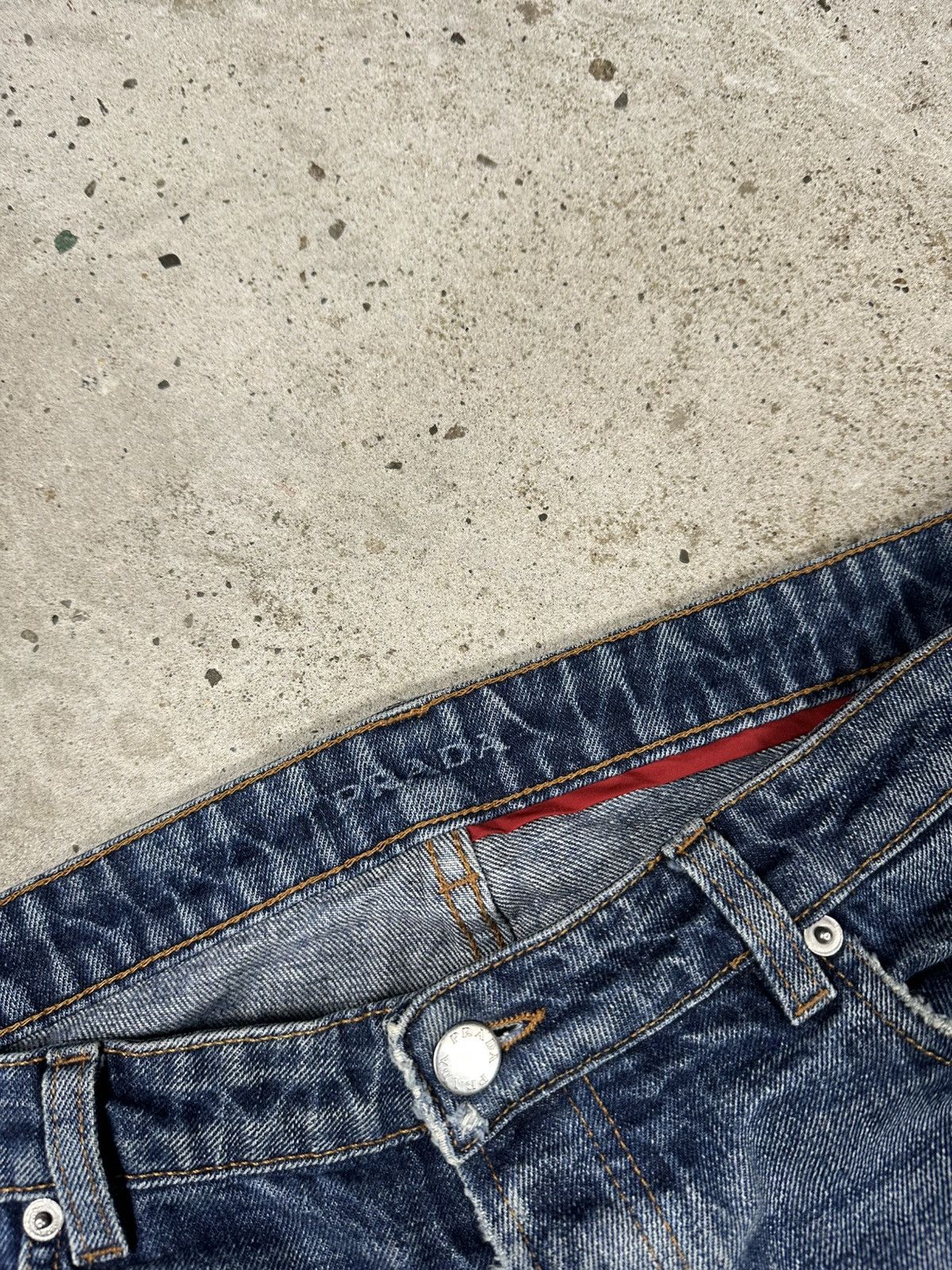 Prada Prada Straight Fit Tab Blue Denim Pants Jeans Size US 30 / EU 46 - 10 Thumbnail