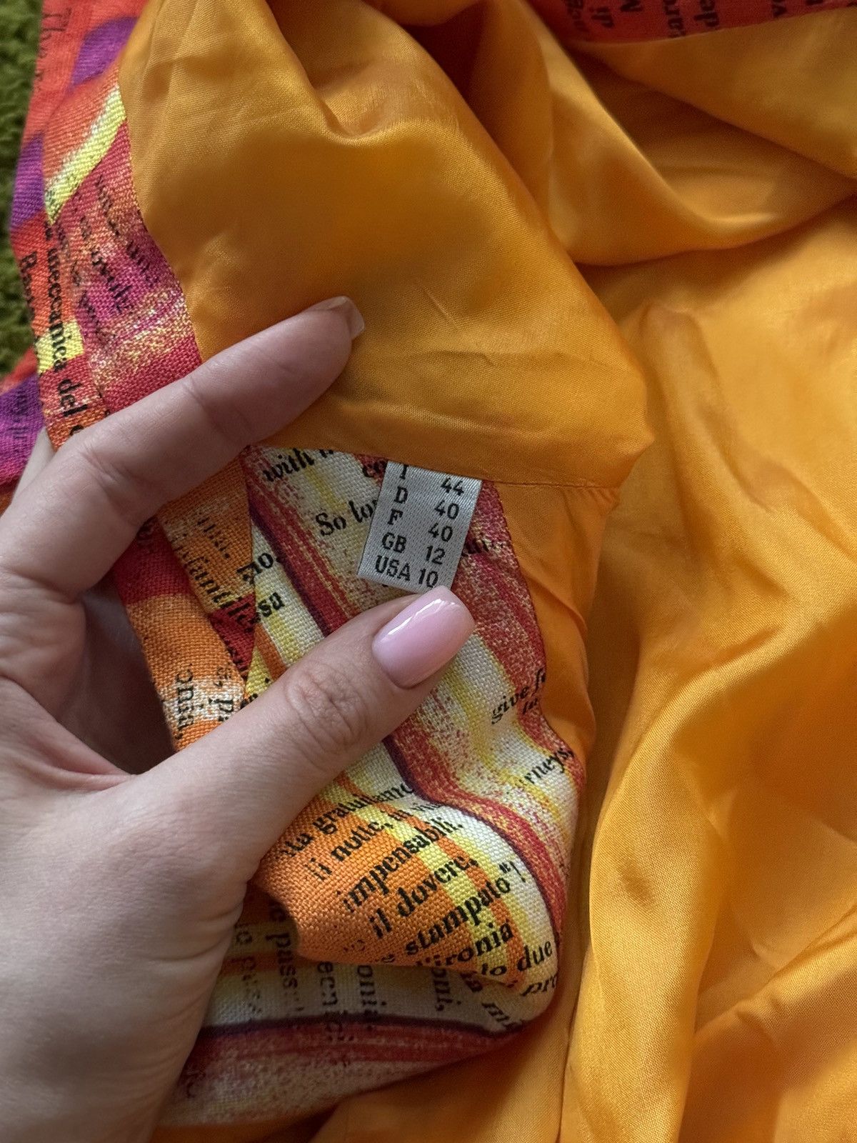 Moschino Moschino 1997 archive vintage recipe striped coloured blazer Size L / US 10 / IT 46 - 5 Thumbnail