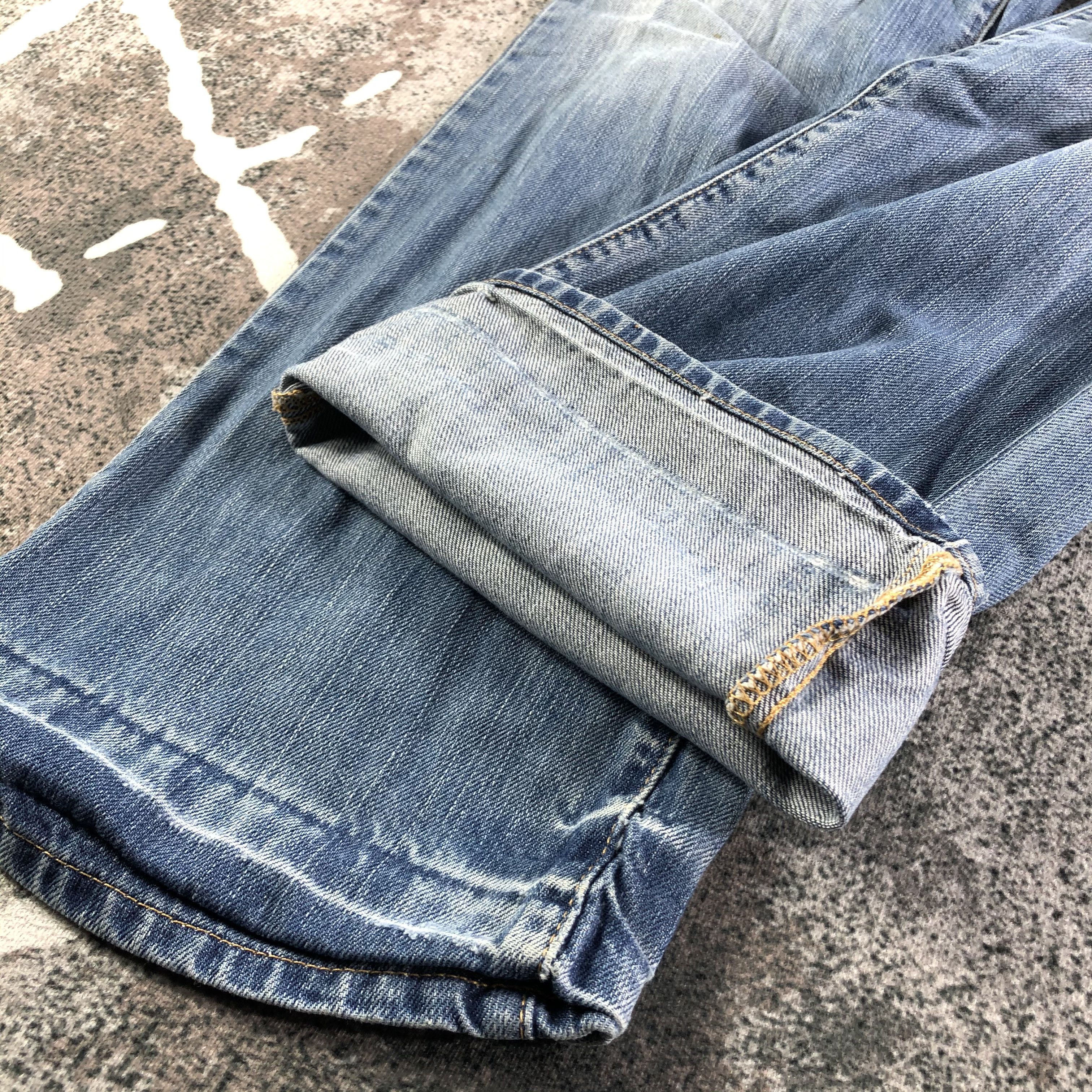 Replay Replay Jeans Ripped Faded Blue Denim KJ2489 Size US 29 - 6 Thumbnail