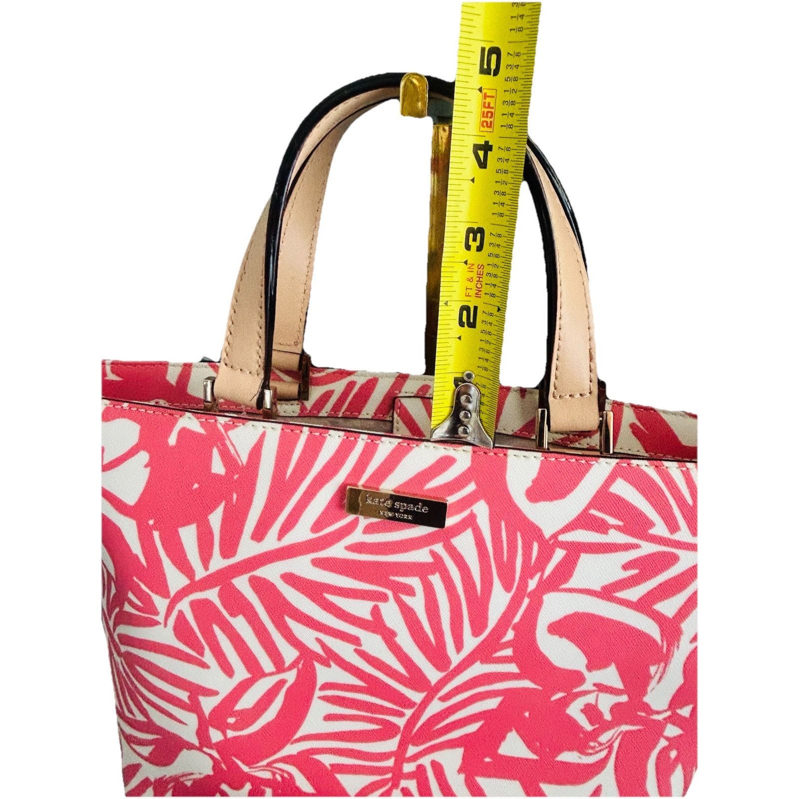 Kate Spade Kate Spade Jules Grant Street Juno Satchel Wallet Palms Pink Size ONE SIZE - 15 Thumbnail