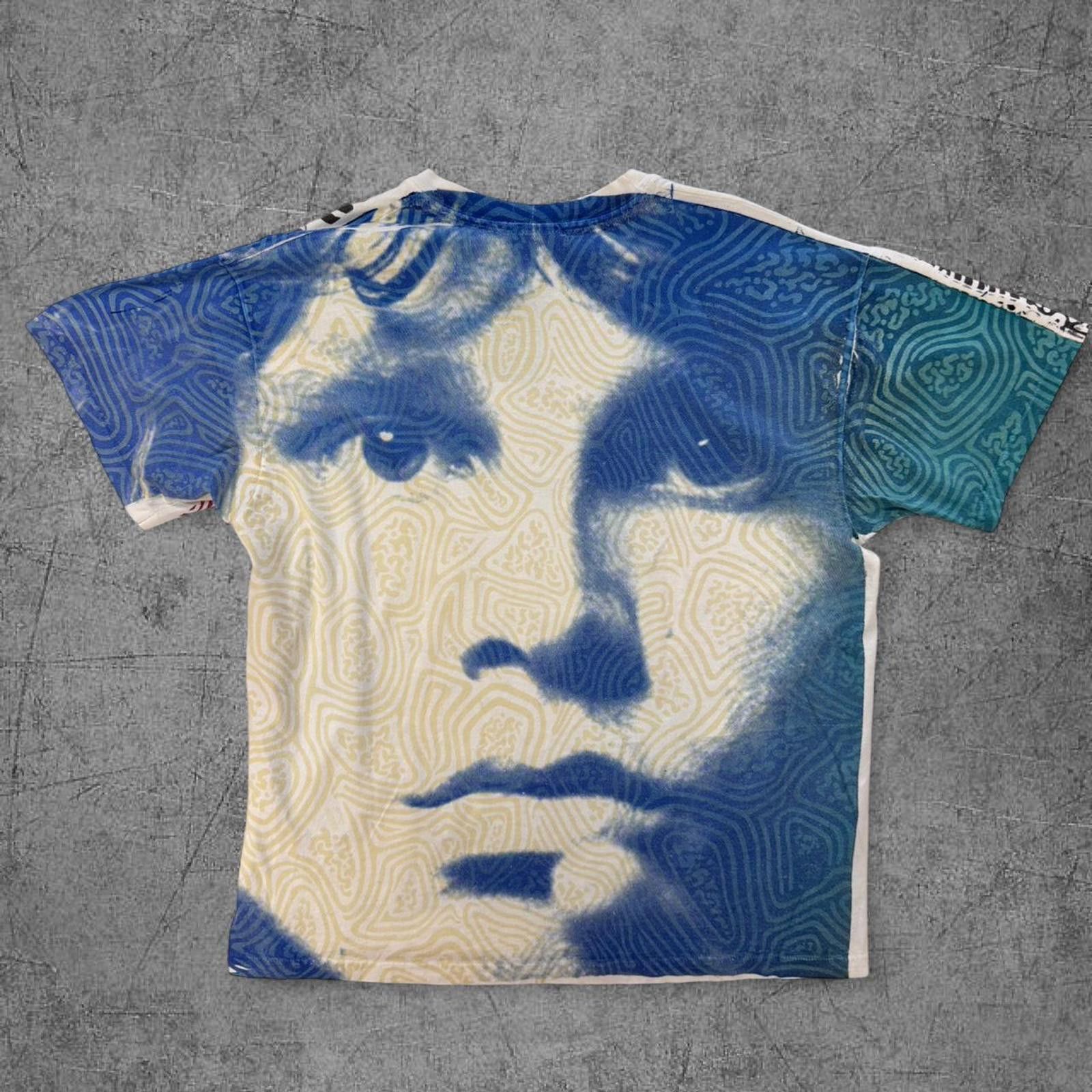 Band Tees Vintage 90s Jim Morison AOP Big Face Tee Size US XL / EU 56 / 4 - 2 Thumbnail