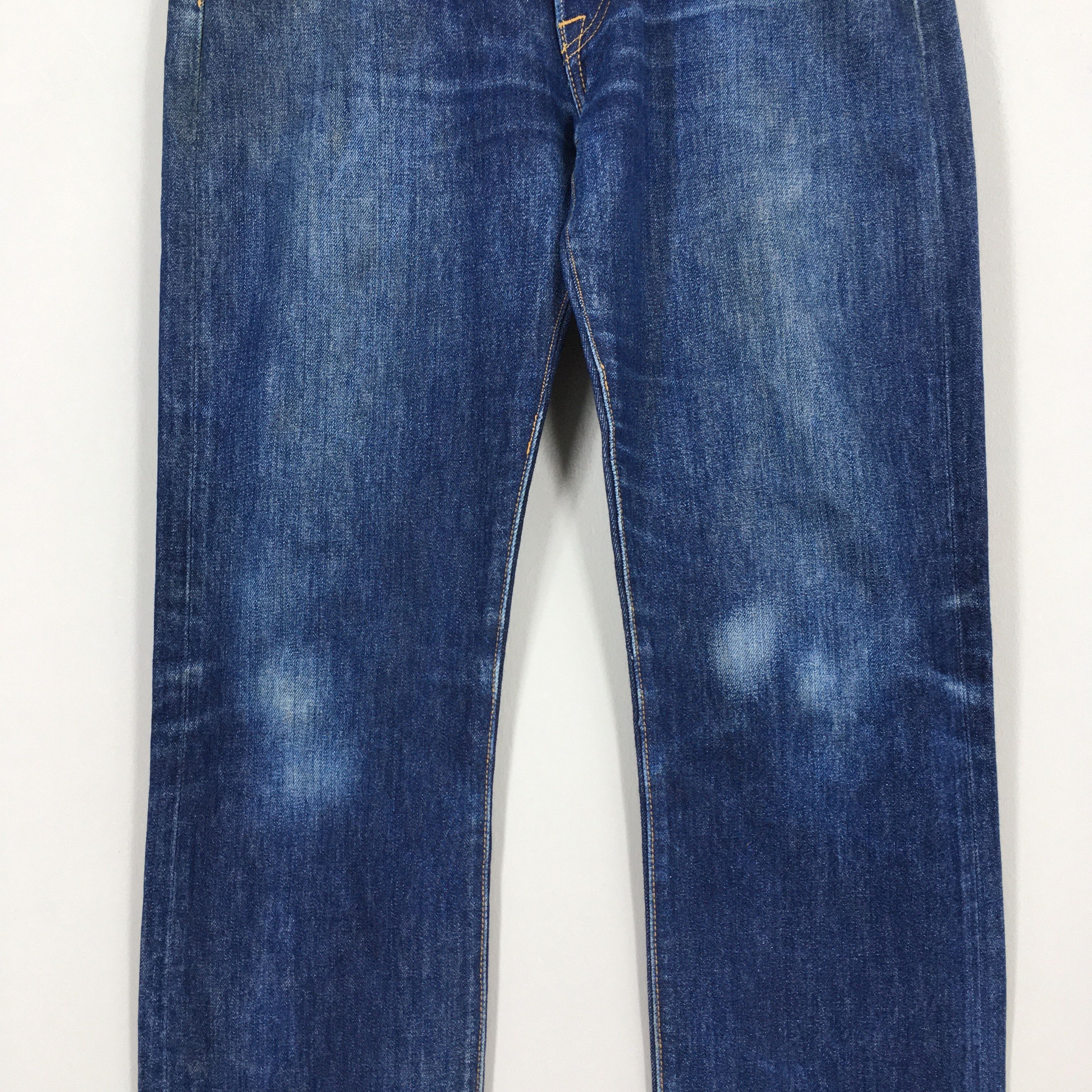 Levi's Size 29x32 Vintage 90s Levi's 501 Splash Stonewash S47 Size US 33 - 3 Thumbnail