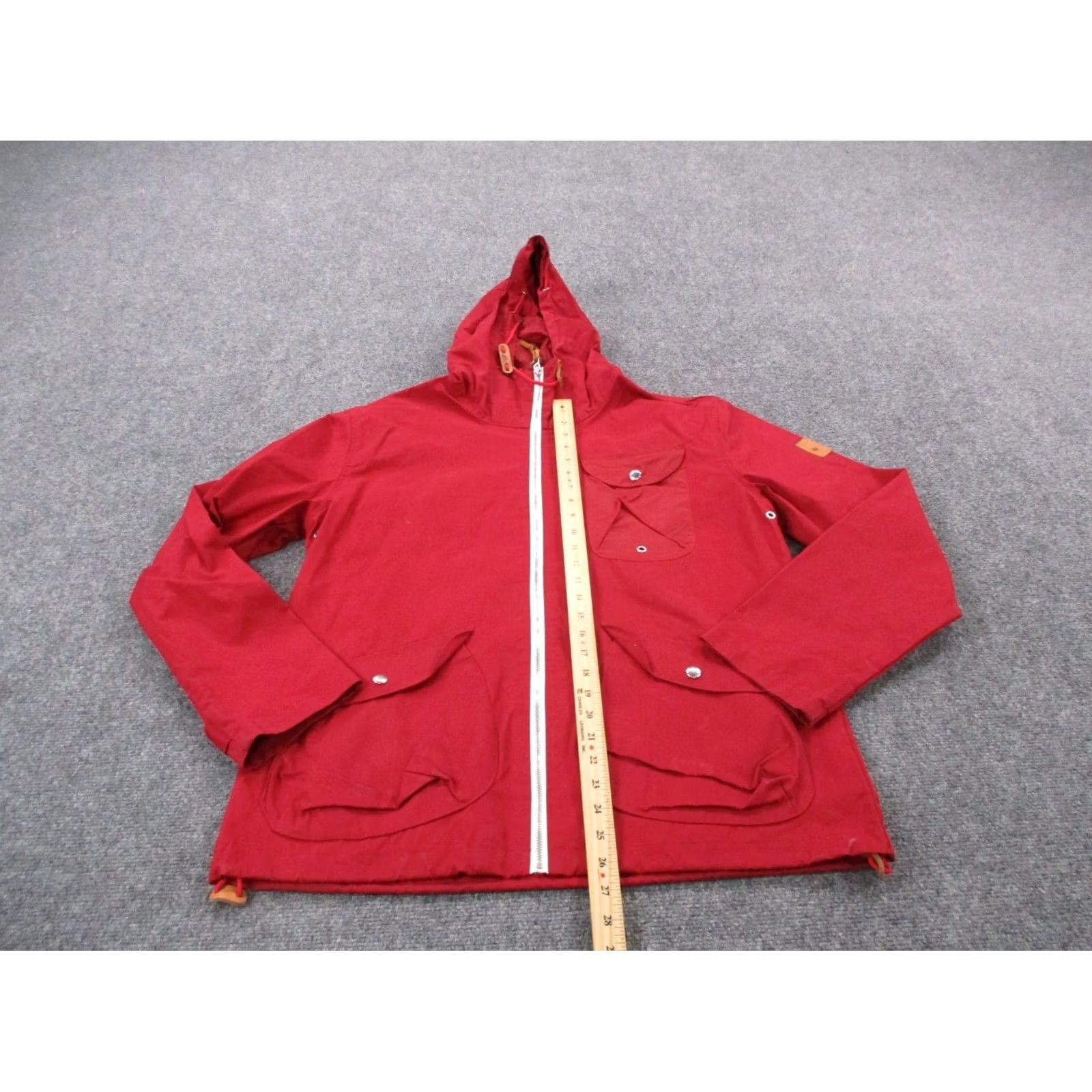Penfield Penfield Jacket Mens L Red Outdoor Rain Coat Zip Hooded Lightweight Water Resistant Pockets Windproof 90s? Size US L / EU 52-54 / 3 - 3 Thumbnail