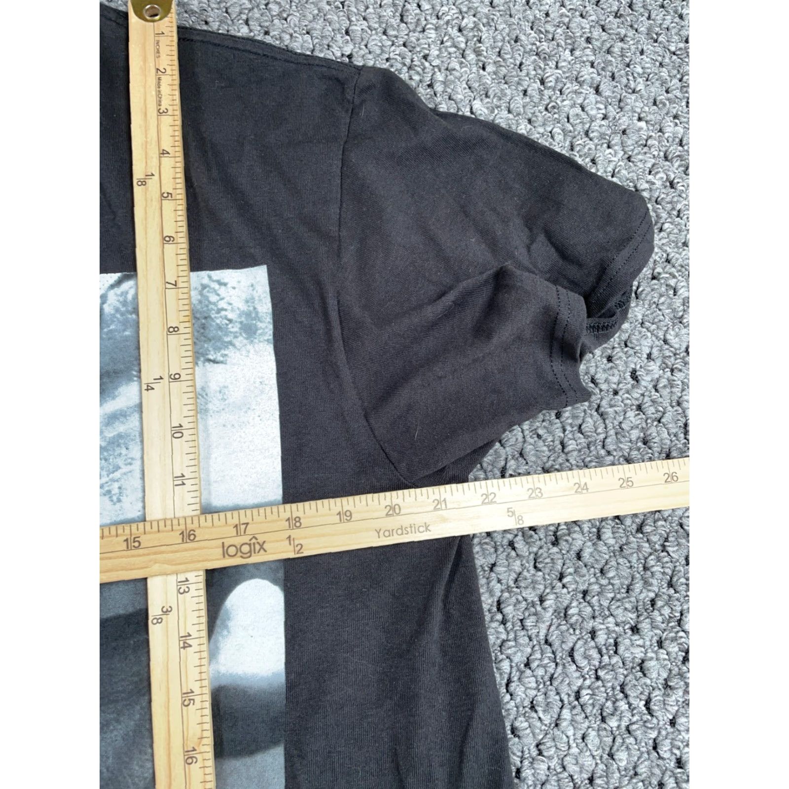 Vintage Universal Monsters Frankenstein T-Shirt Adult Large Black Big Print Retro Horror Size US L / EU 52-54 / 3 - 6 Thumbnail