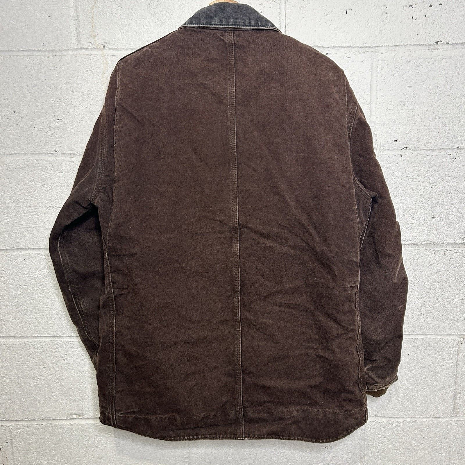 Carhartt Vintage Carhartt Sherpa-Lined Ridge Jacket “Dark Brown” C61 Size US M / EU 48-50 / 2 - 2 Thumbnail