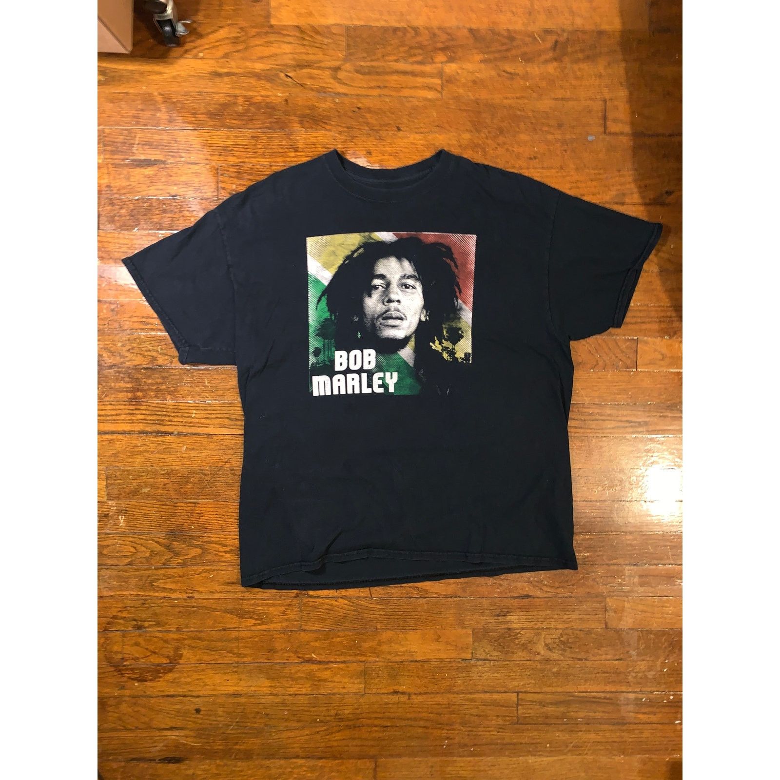 Band Tees Bob Marley Zion Rootswear T Shirt XL Black Reggae Rasta Tee Size US XL / EU 56 / 4 - 2 Thumbnail
