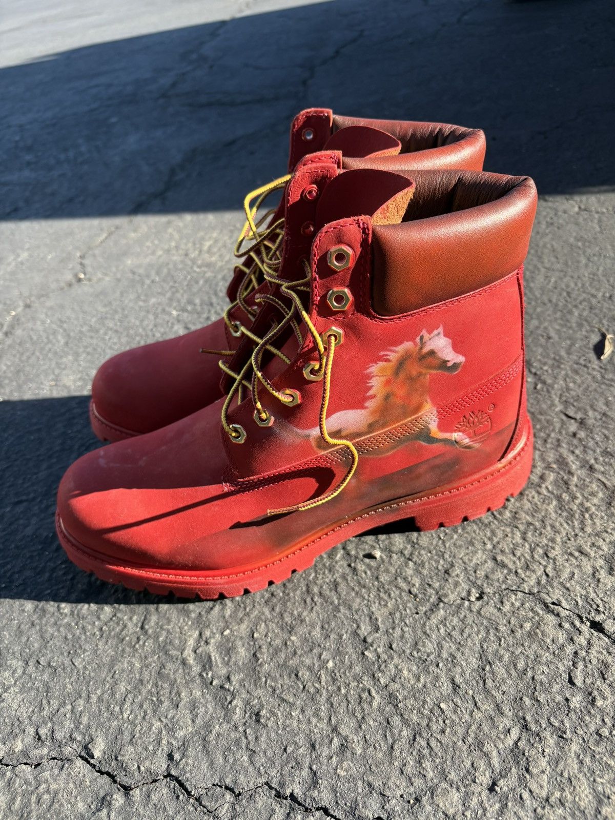 424 × Mowalola mowalola x 424 timberlands Size US 11.5 / EU 44-45 - 3 Thumbnail