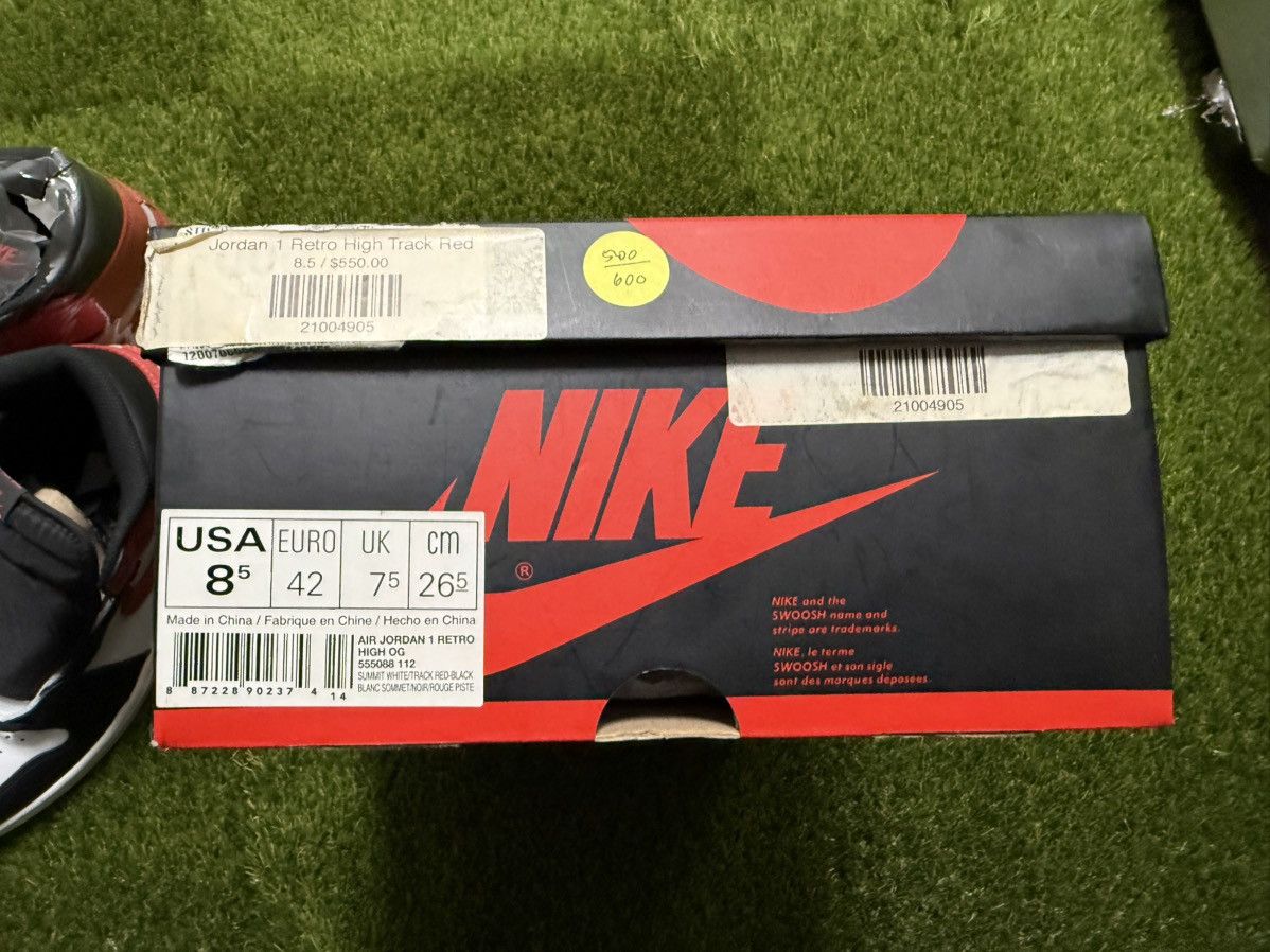 Jordan Brand Air Jordan 1 track red Size US 8.5 / EU 41-42 - 7 Thumbnail