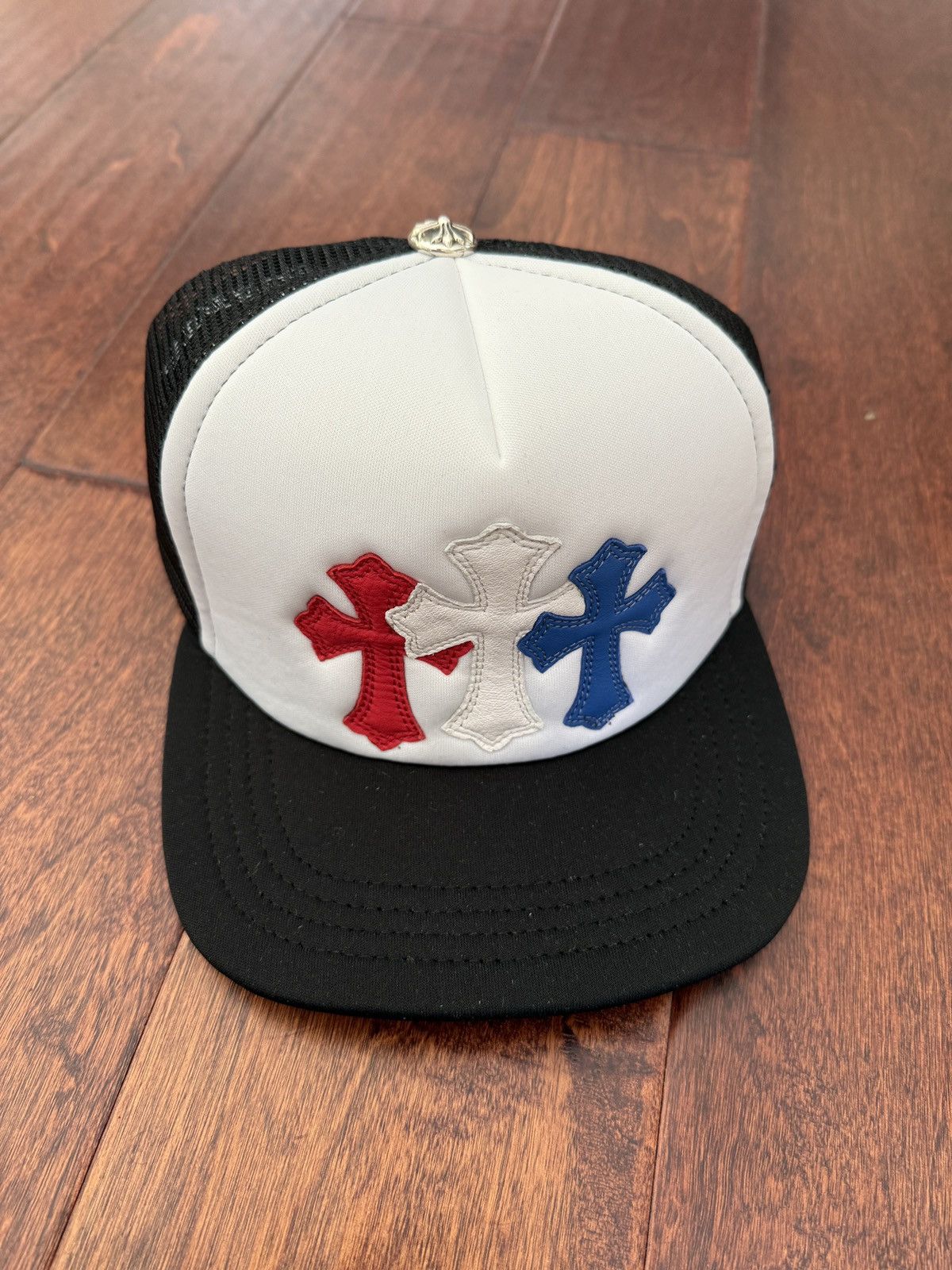 Chrome Hearts Chrome Hearts Triple Cross July 4th Hat | Grailed