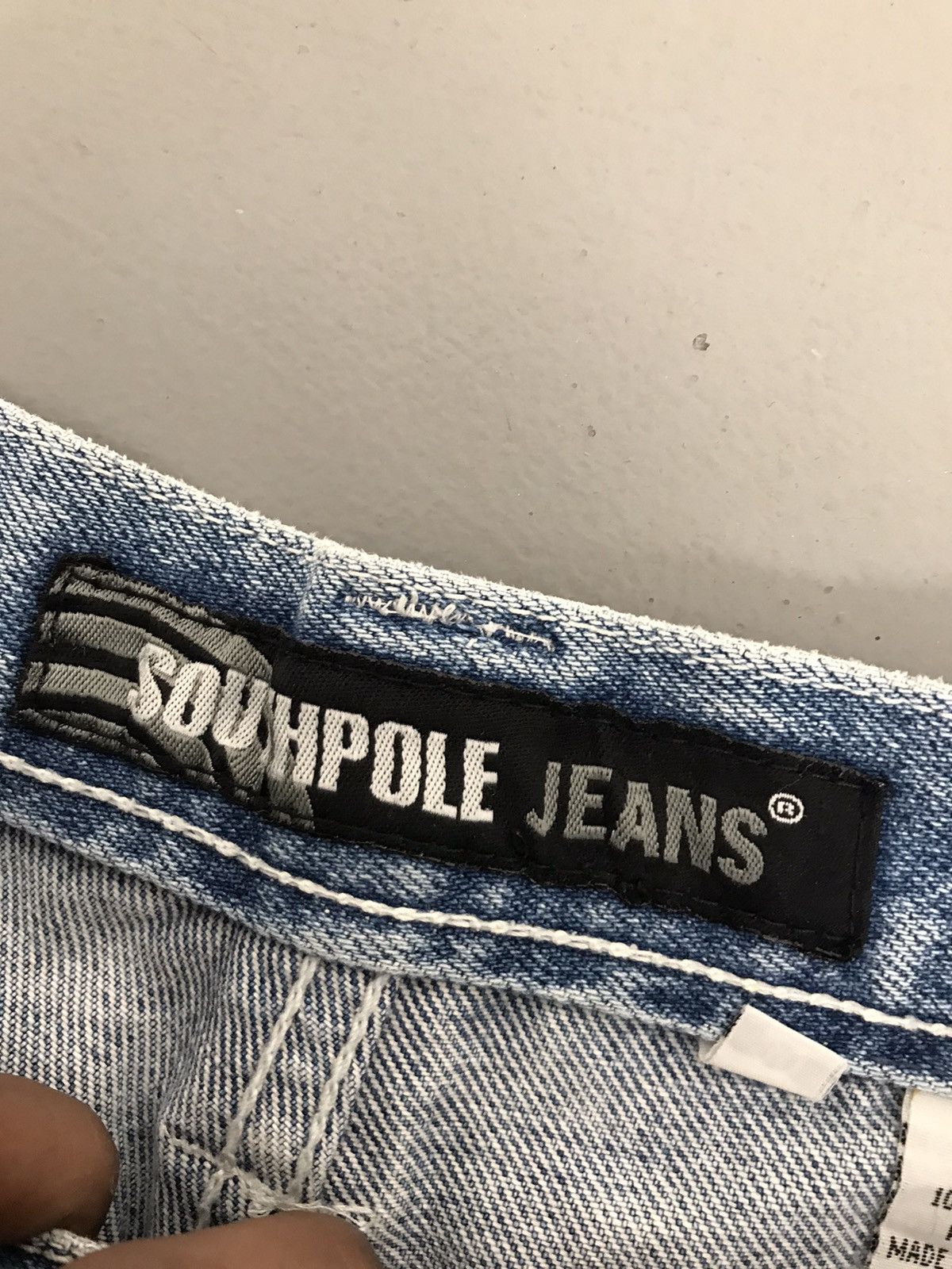 Southpole × Vintage Vintage Southpole spell out embroidered denim Size US 30 / EU 46 - 7 Thumbnail