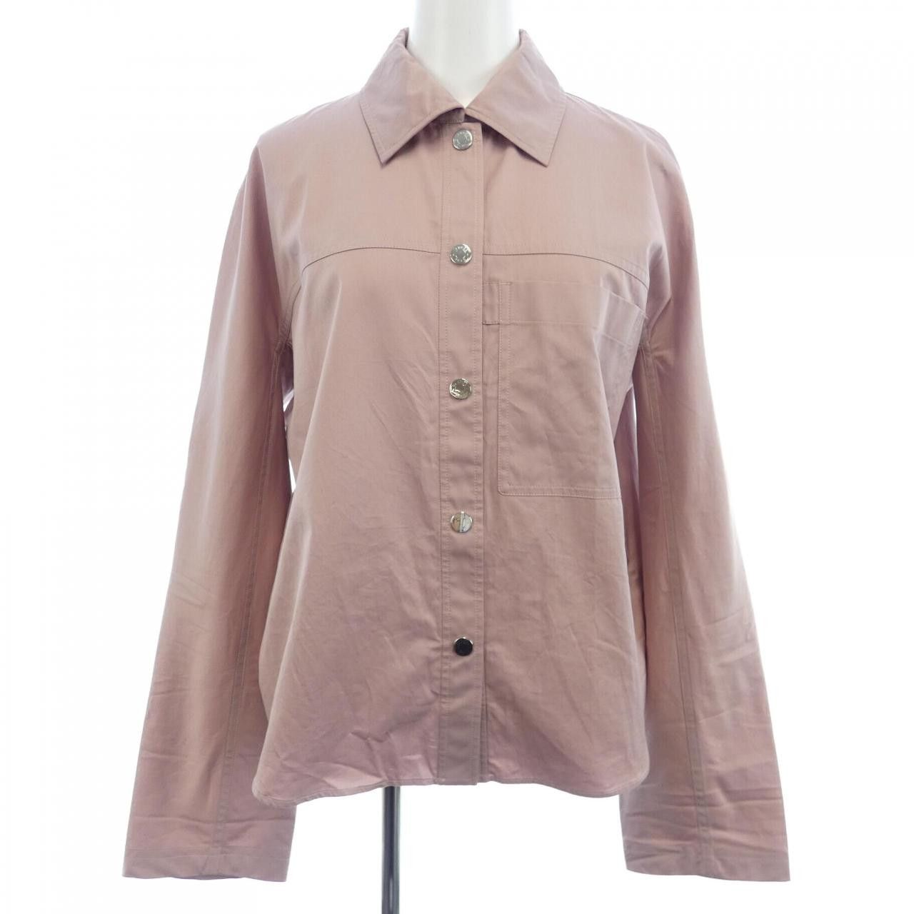 Hermes Hermes Hermes Clou De Selle Silk Shirt Textile Dress Shirt DUTY FREE for USA Size ONE SIZE - 1 Thumbnail