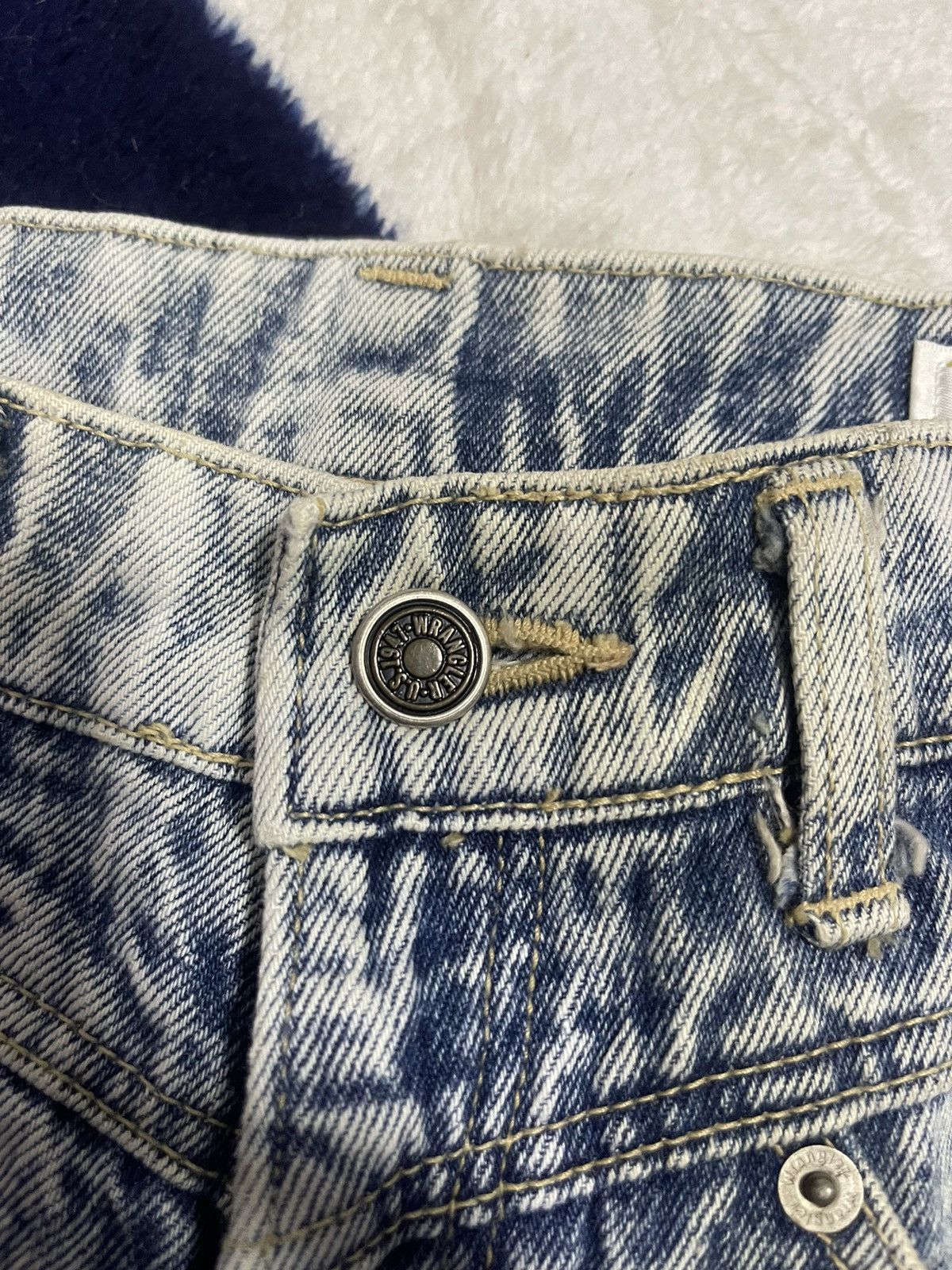 Japanese Brand × Wrangler Wrangler Acid Wash Jeans (14) Size US 28 / EU 44 - 11 Thumbnail