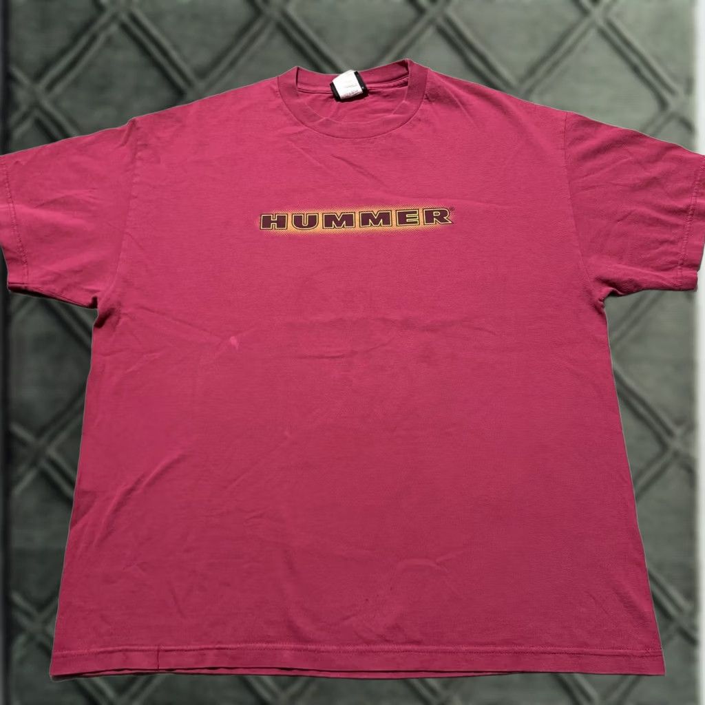 FRED Hummer H2 T-Shirt Maroon Graphic Crew Neck XL Men Vintage No N/A Size US XL / EU 56 / 4 - 1 Thumbnail