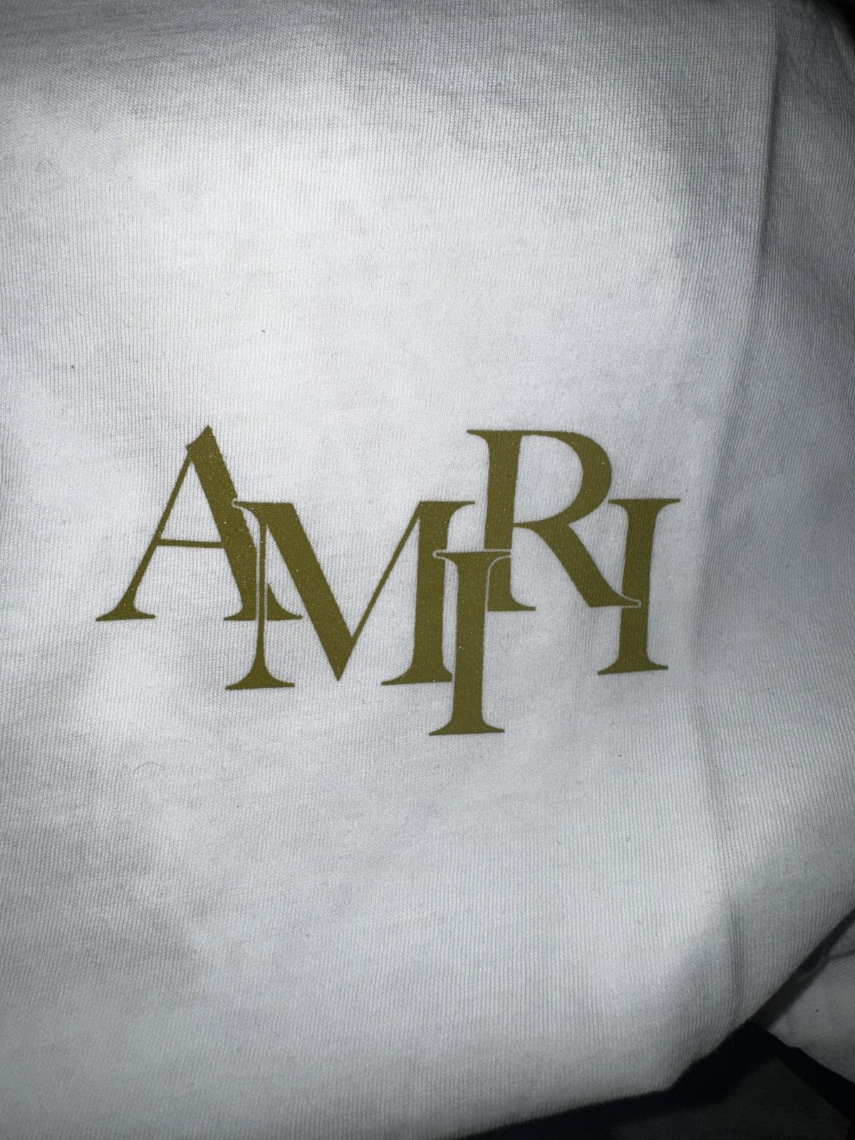 Amiri Amiri white champagne t shirt Size US XL / EU 56 / 4 - 2 Thumbnail