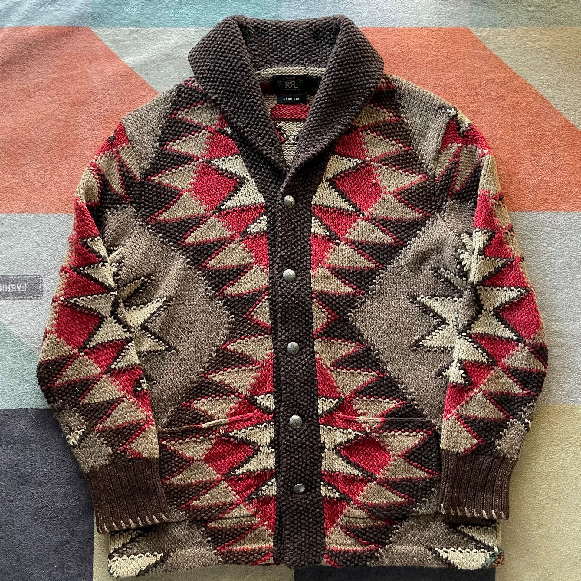 RRL Ralph Lauren RRL Southwest Style Sweater Size US L / EU 52-54 / 3 - 1 Thumbnail