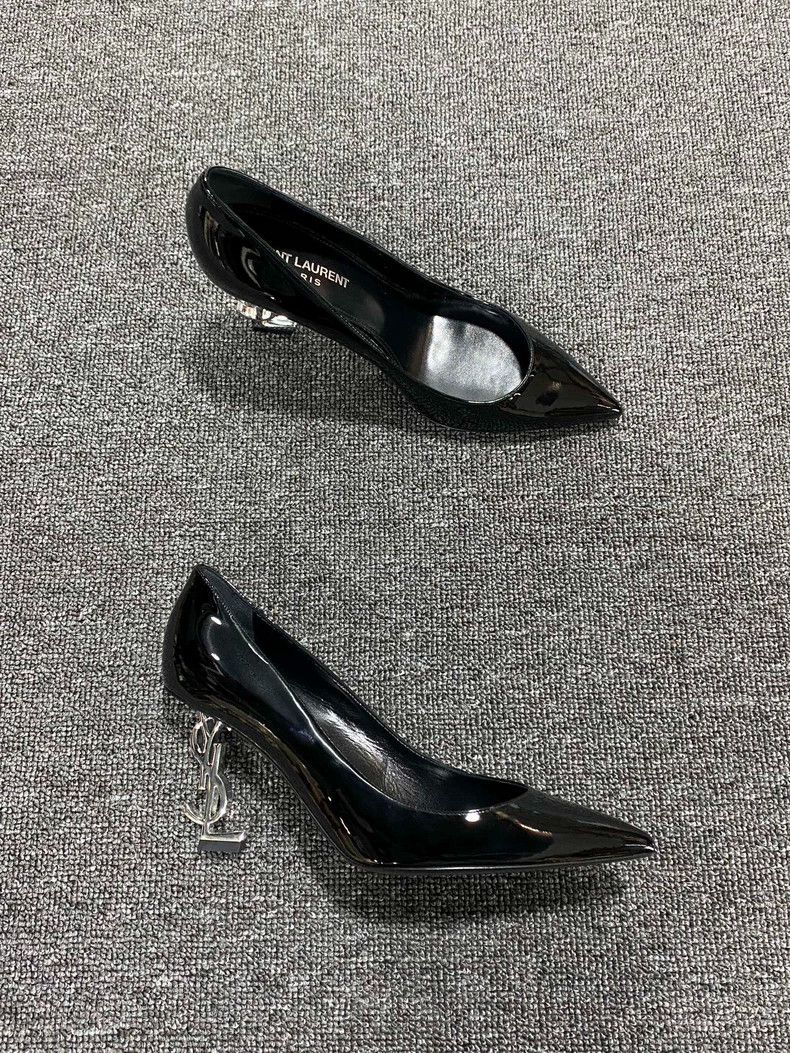 Saint Laurent Paris Saint Laurent Paris Metal Heel Heels 2505-Nextarrow Size US 6 / IT 36 - 3 Thumbnail