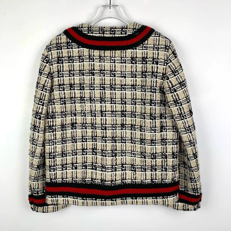 Gucci Gucci Size 38 Jaccard full-print round-neck single-breasted Size US XS / EU 42 / 0 - 2 Thumbnail