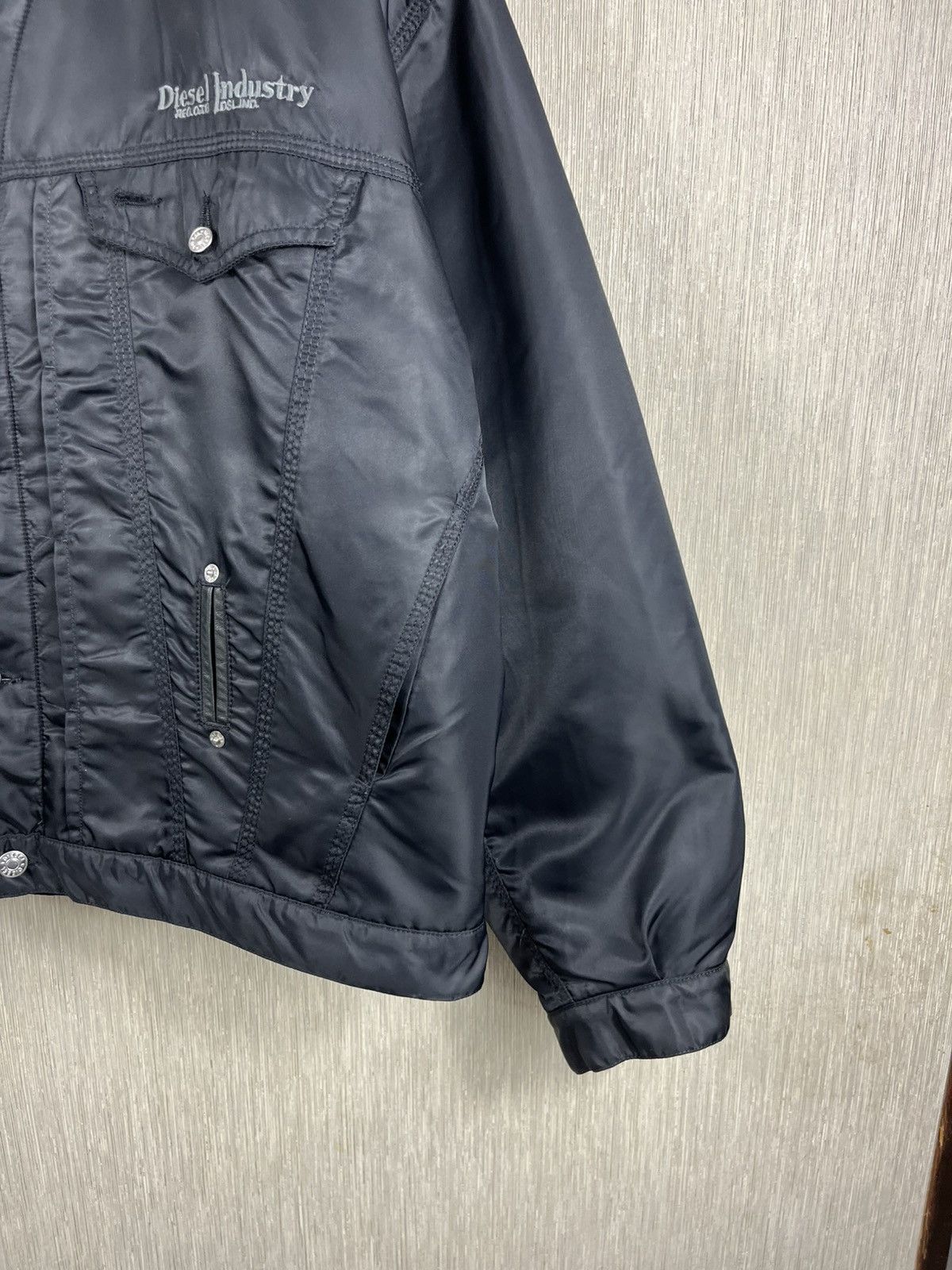 Diesel Vintage 90s Diesel Denver jacket workwear nylon leather boxy Size US XXL / EU 58 / 5 - 6 Thumbnail