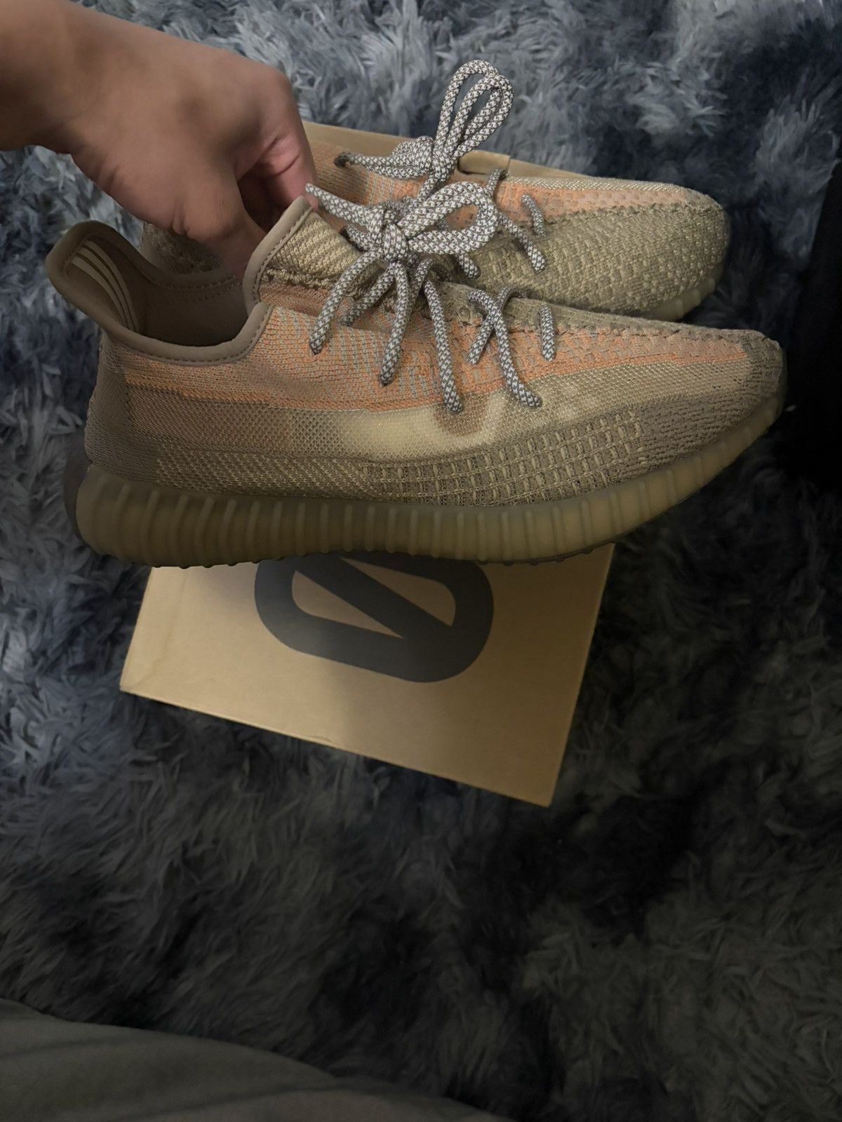 Yeezy Adidas Yeezy Boost 350 V2 "Sand Taupe Size US 10.5 / EU 43-44 - 3 Thumbnail