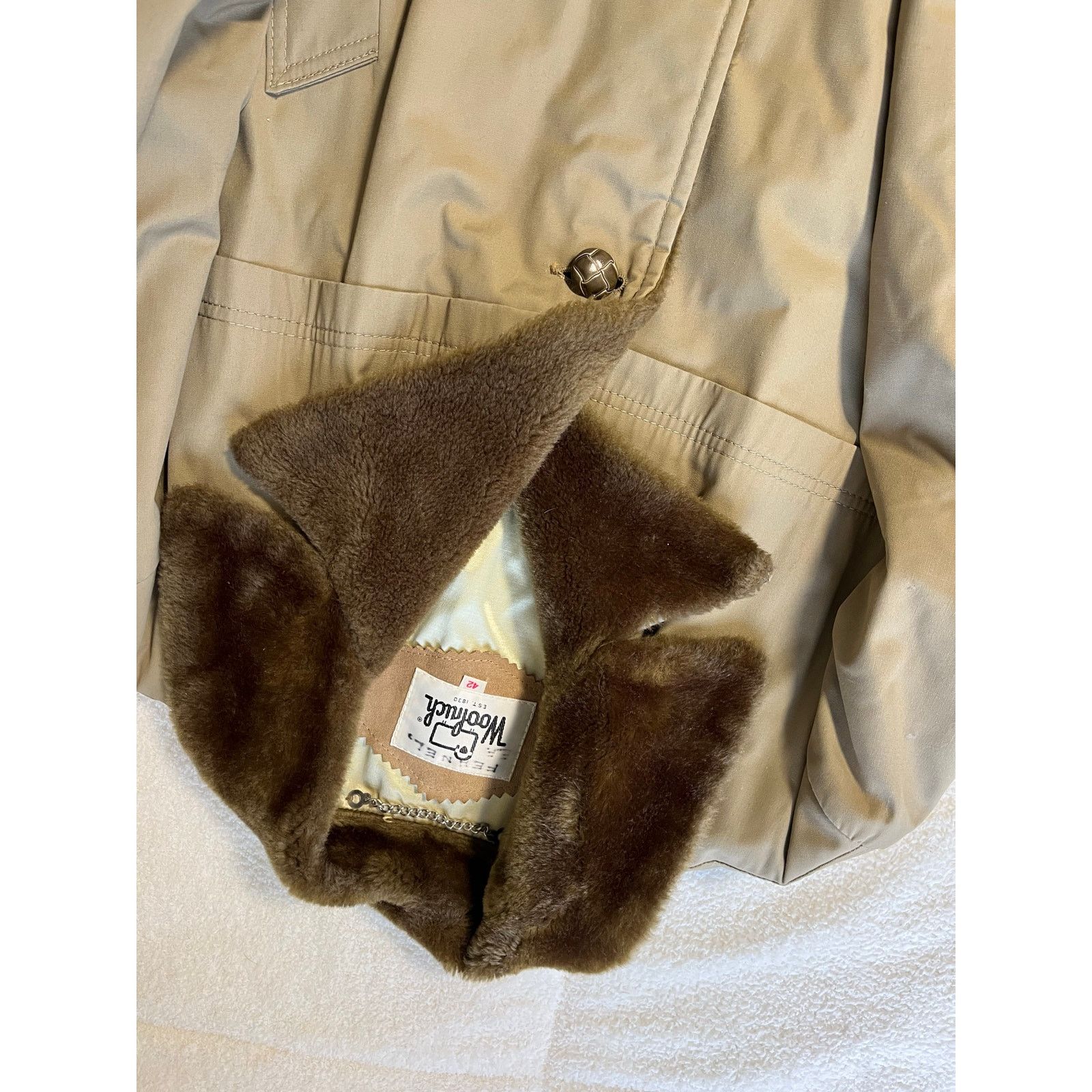 Woolrich Woolen Mills woolrich fur lined chore jacket size 42 VTG Size US M / EU 48-50 / 2 - 3 Thumbnail