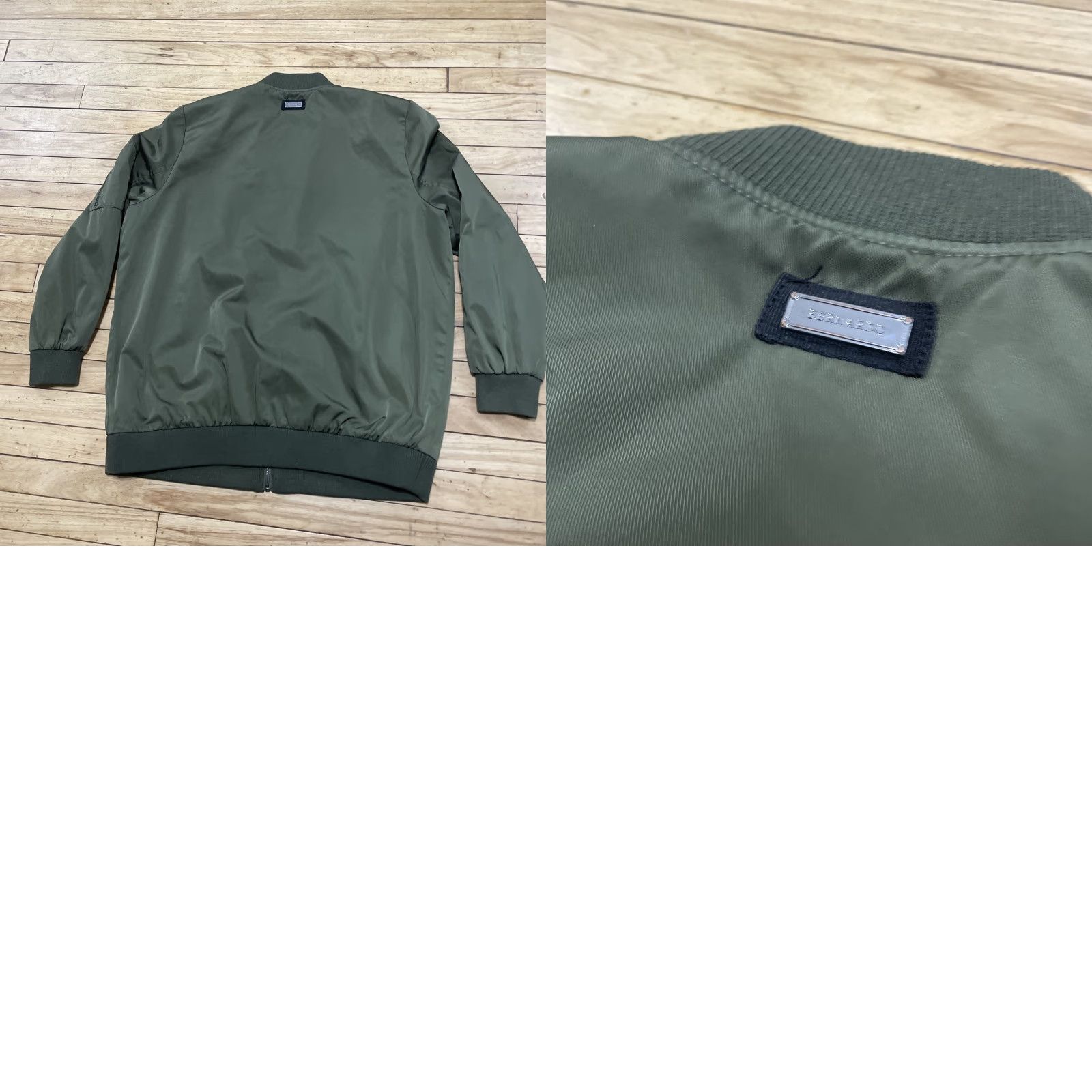 Vintage Bernardo Jacket Men XL Green Lined Zip Bomber Military Mock Streetwear Capsule Jacket Size US XL / EU 56 / 4 - 11 Thumbnail