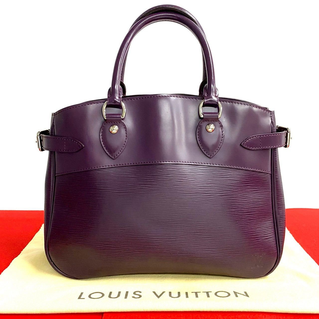 Louis Vuitton Louis Vuitton Handbag Purple Leather Size ONE SIZE - 1 Thumbnail
