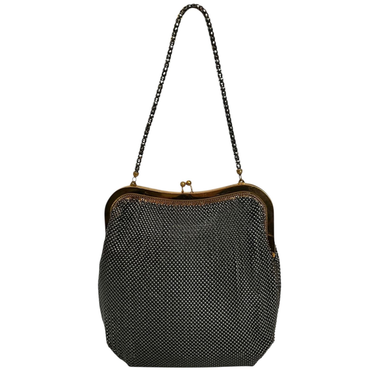 Vintage 1930s Whiting & Davis Vintage Metal Mesh Evening Bag Size ONE SIZE - 3 Thumbnail