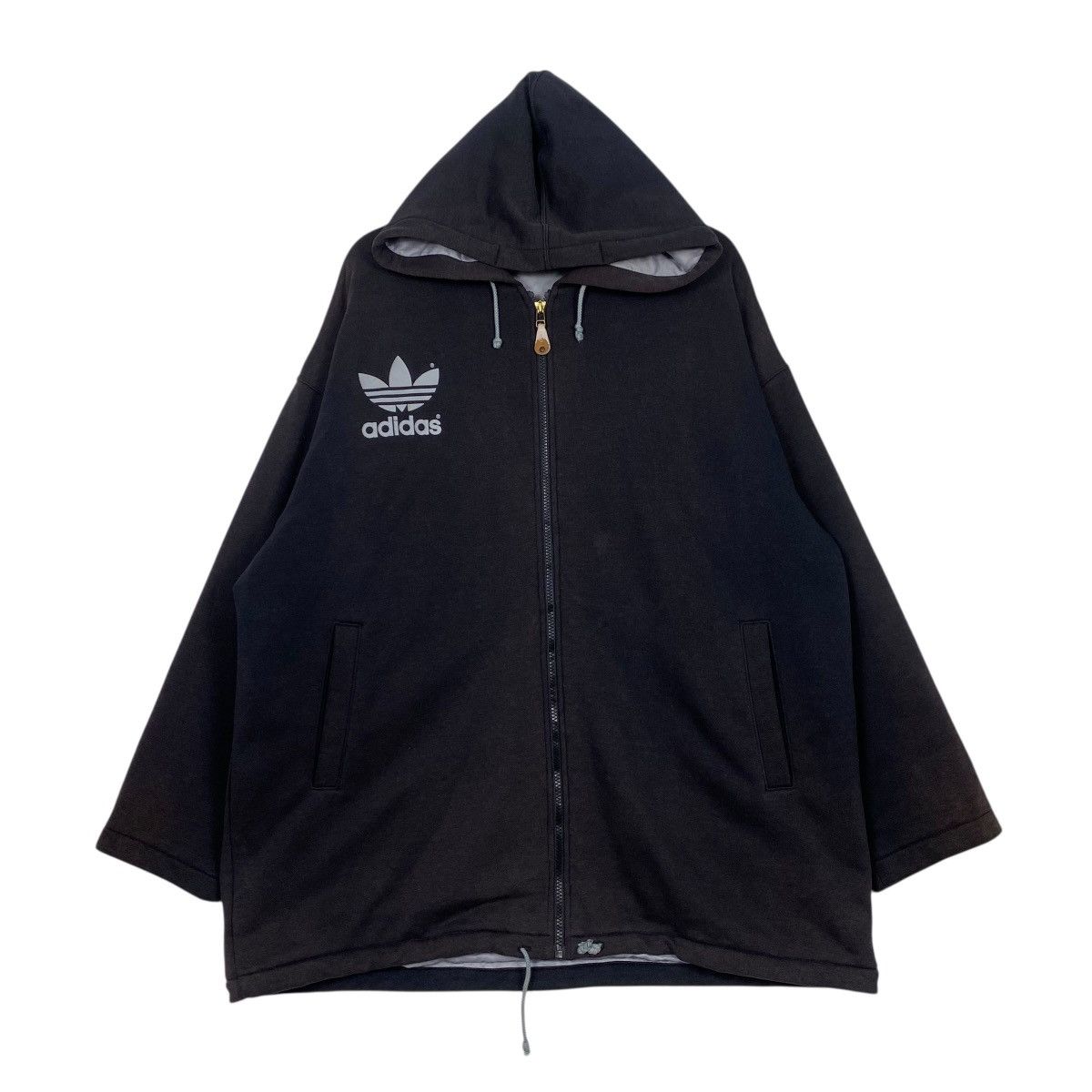 Adidas × Descente × Vintage Vintage 80s adidas big logo hoodie Size US L / EU 52-54 / 3 - 1 Thumbnail